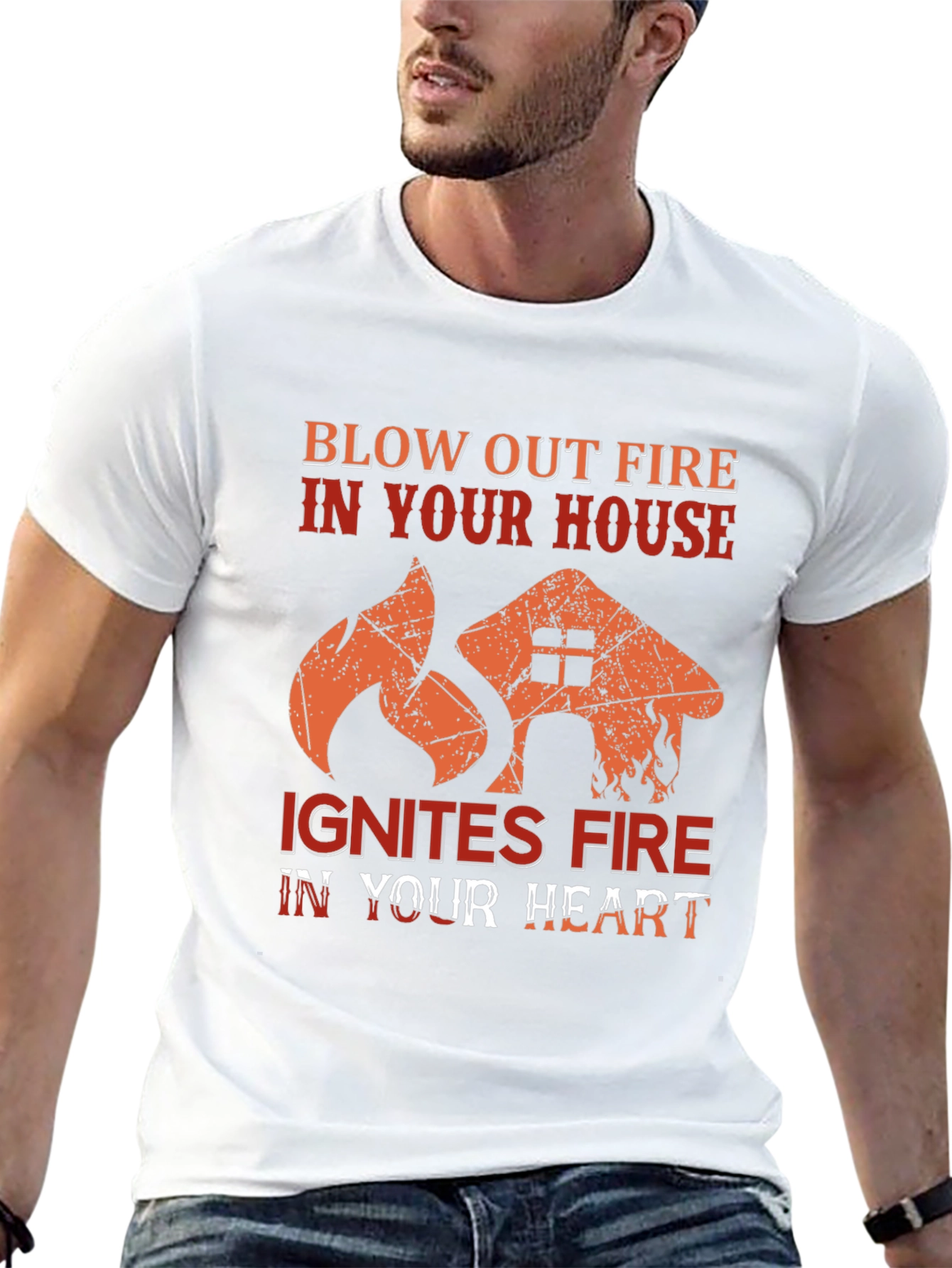 Blow Out Fire Graphic Tee