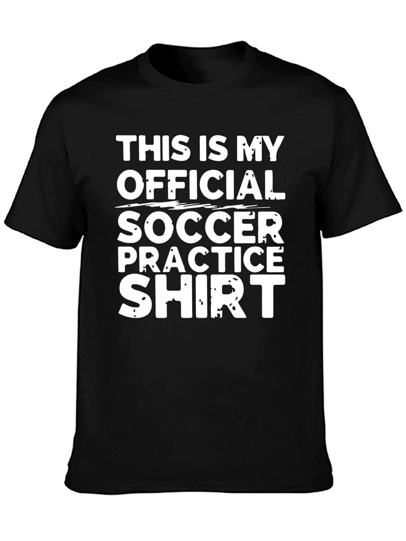 Soccer Practice Shirt - Official Black Short Sleeve