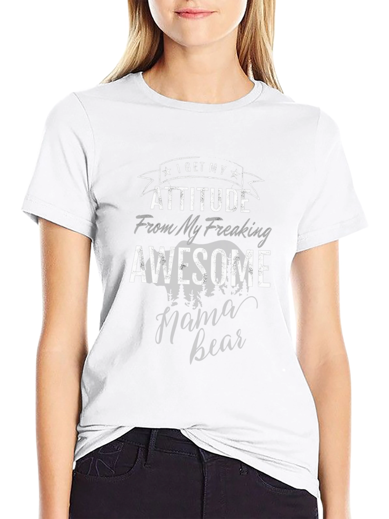 Awesome Mama Bear T-Shirt - Attitude Graphic Tee
