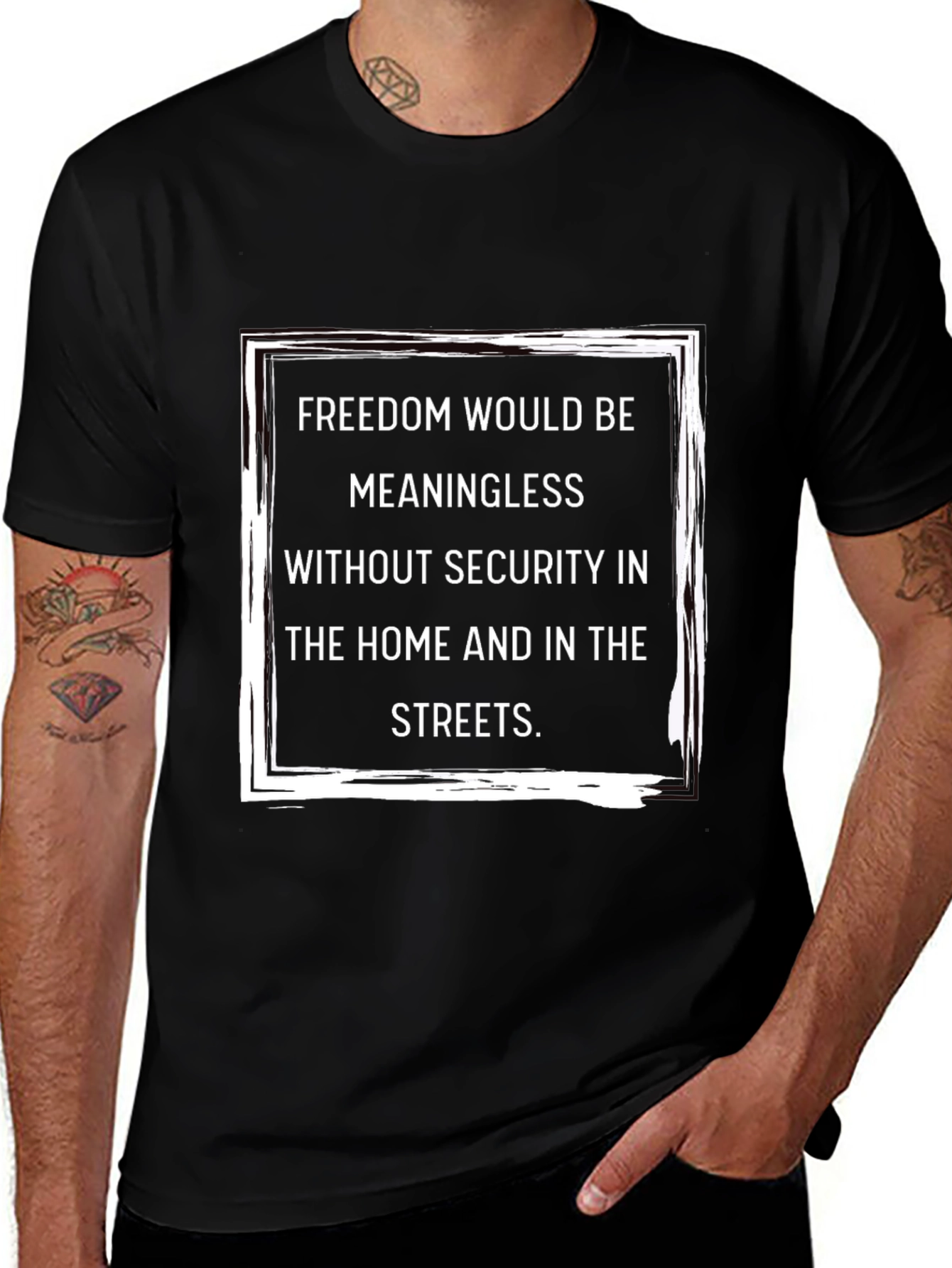 Freedom & Security Graphic T-Shirt - Menswear