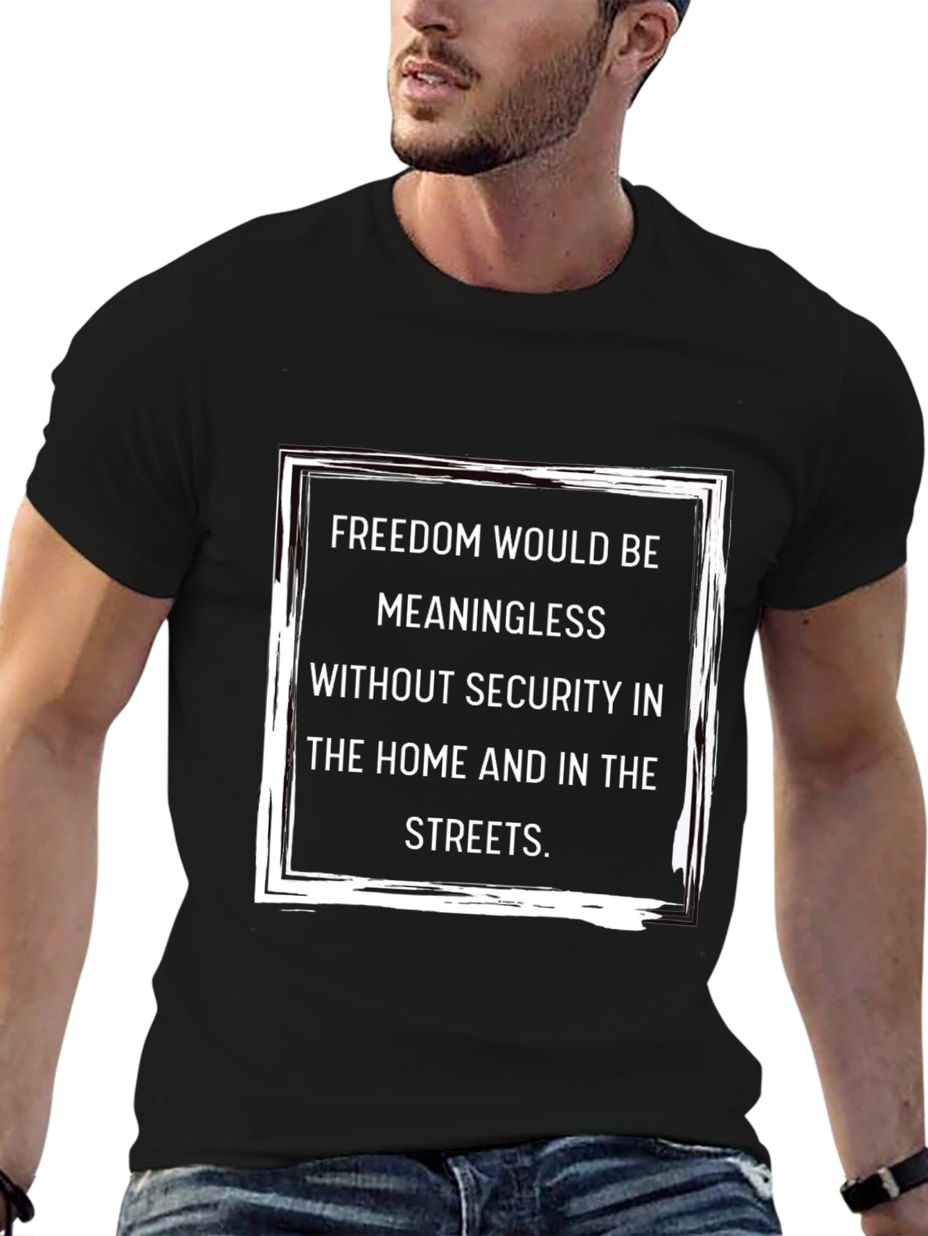 Freedom & Security Graphic T-Shirt - Menswear
