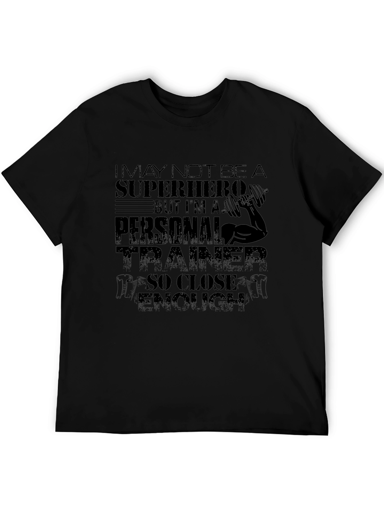 Personal Trainer Graphic T-Shirt - Black