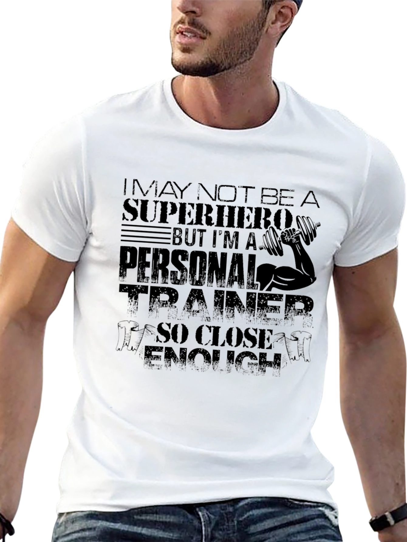 Personal Trainer Graphic T-Shirt - Black