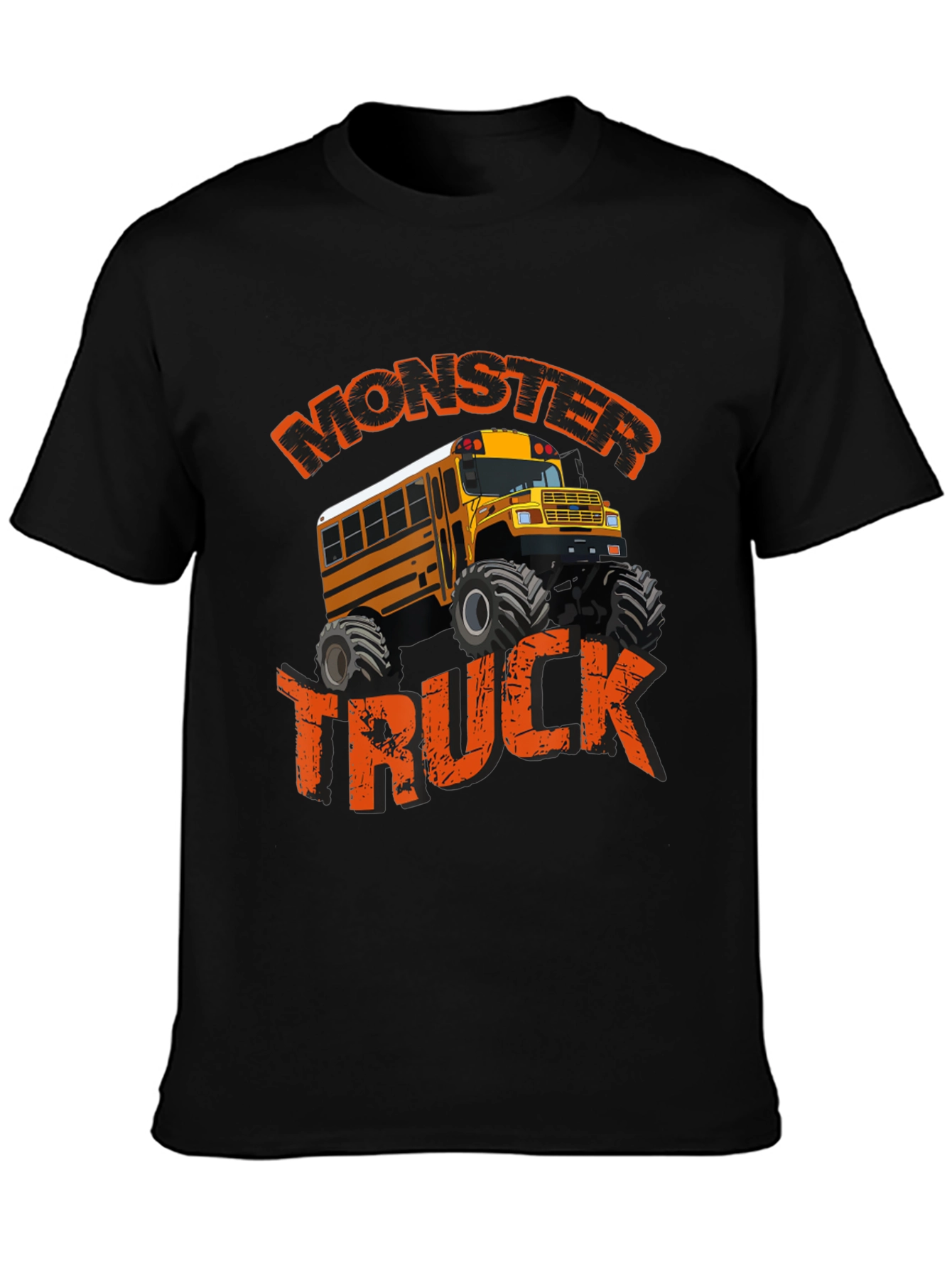 Monster Truck School Bus Graphic Tee