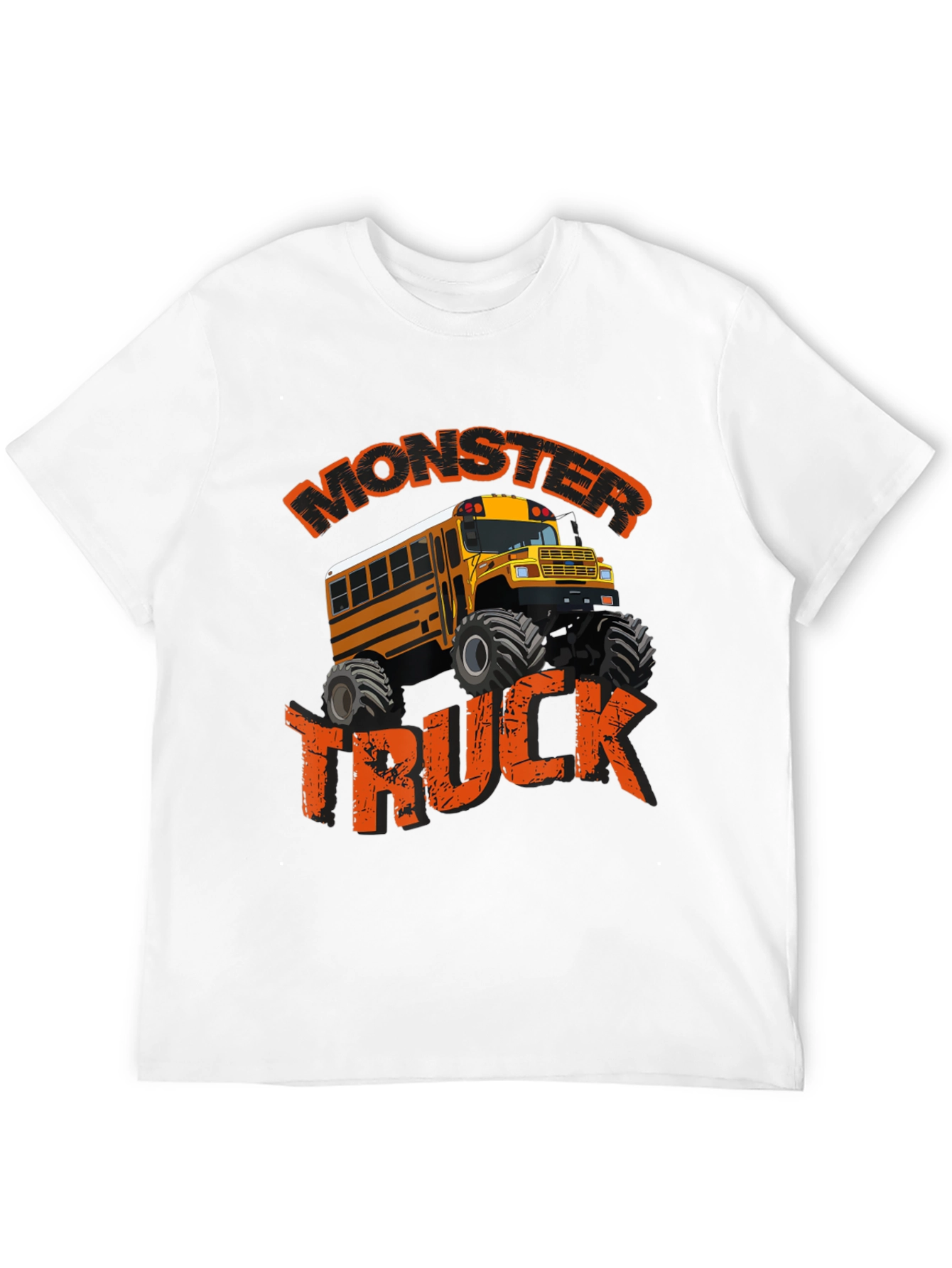 Monster Truck School Bus Graphic Tee
