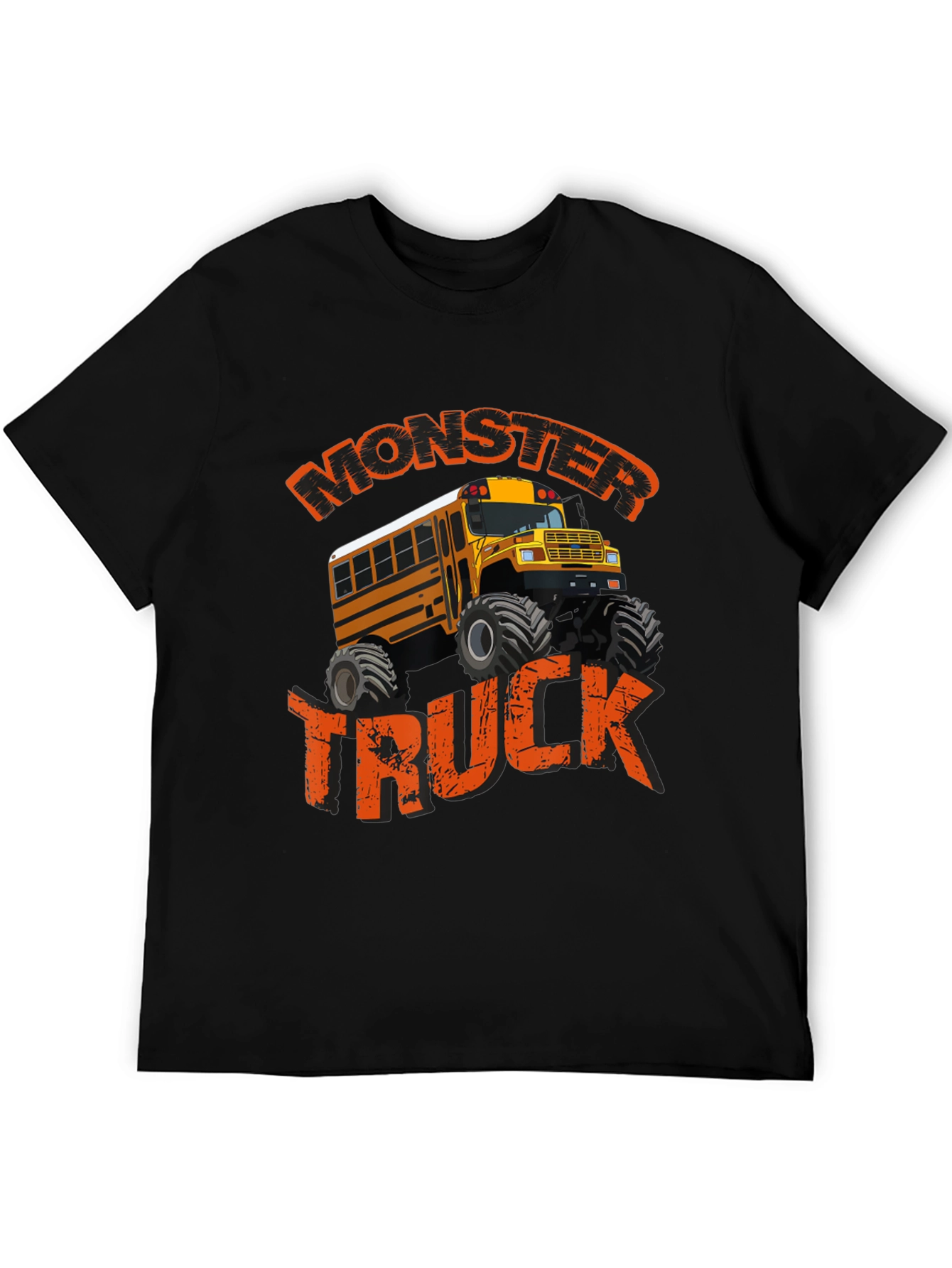Monster Truck School Bus Graphic Tee
