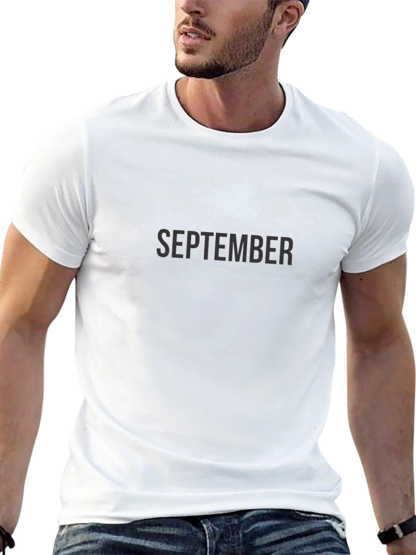 September Graphic T-Shirt - Casual Cotton Tee