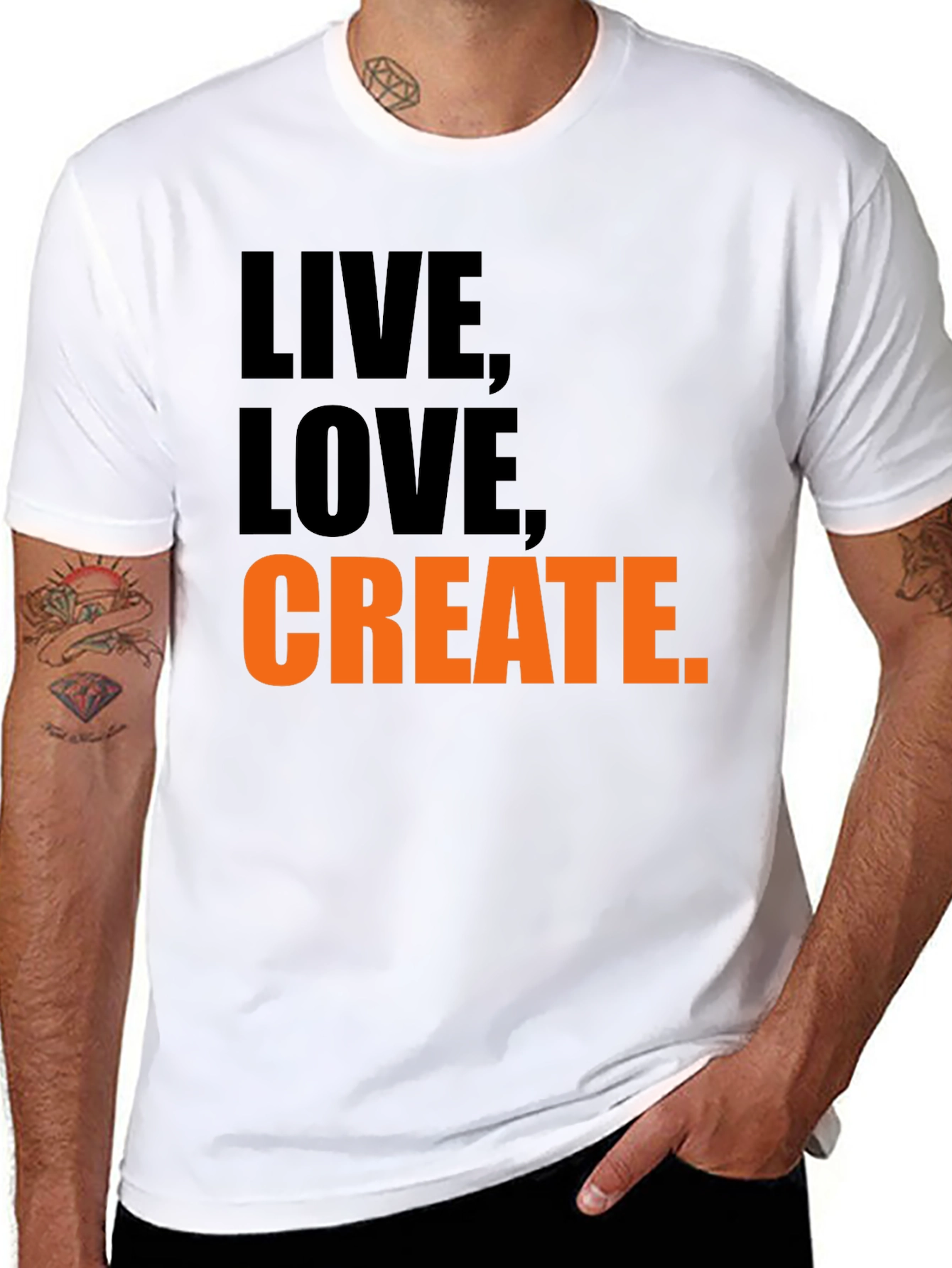 Live Love Create. Graphic Tee