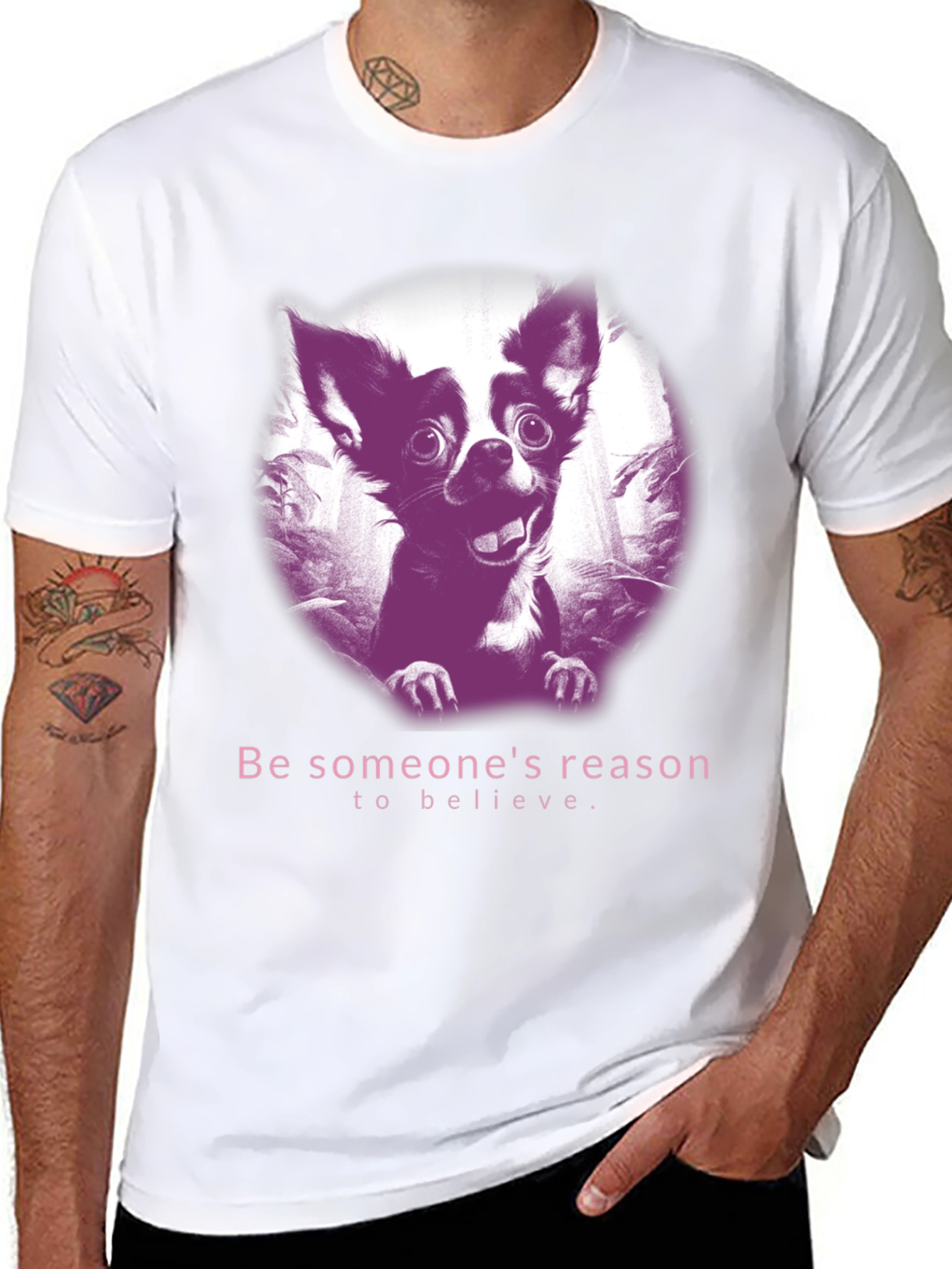 Dog Believe Graphic Tee
