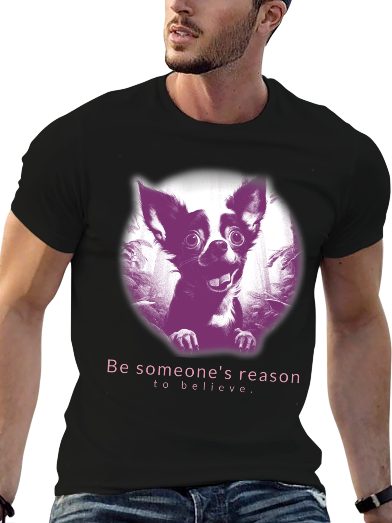 Dog Believe Graphic Tee
