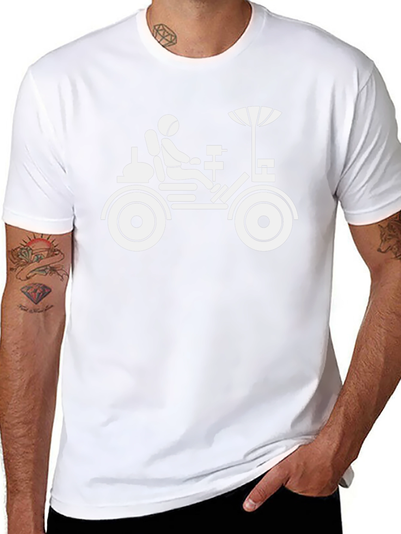 Lunar Rover T-Shirt - Space Exploration Apparel