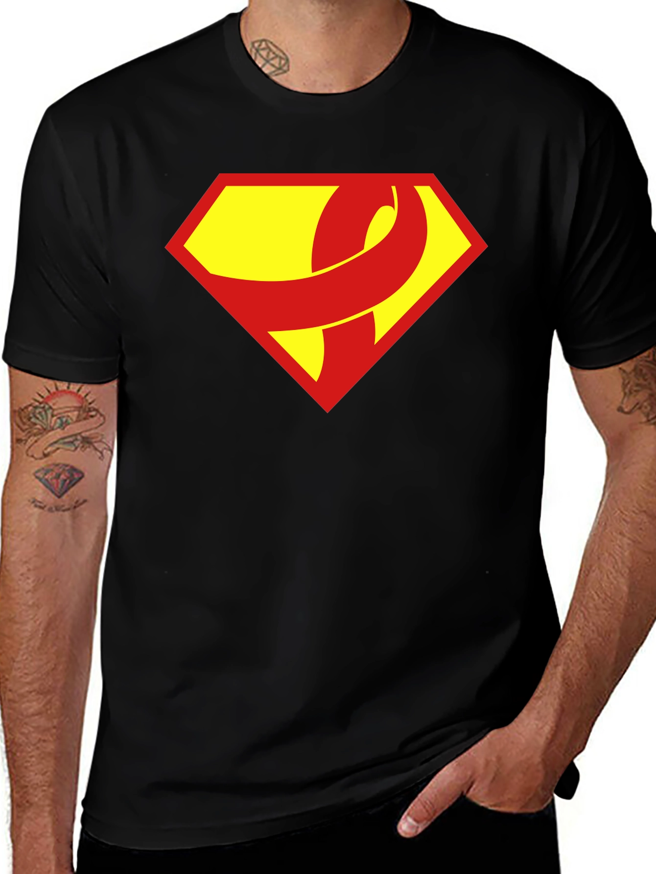 Superman Ribbon Awareness T-Shirt