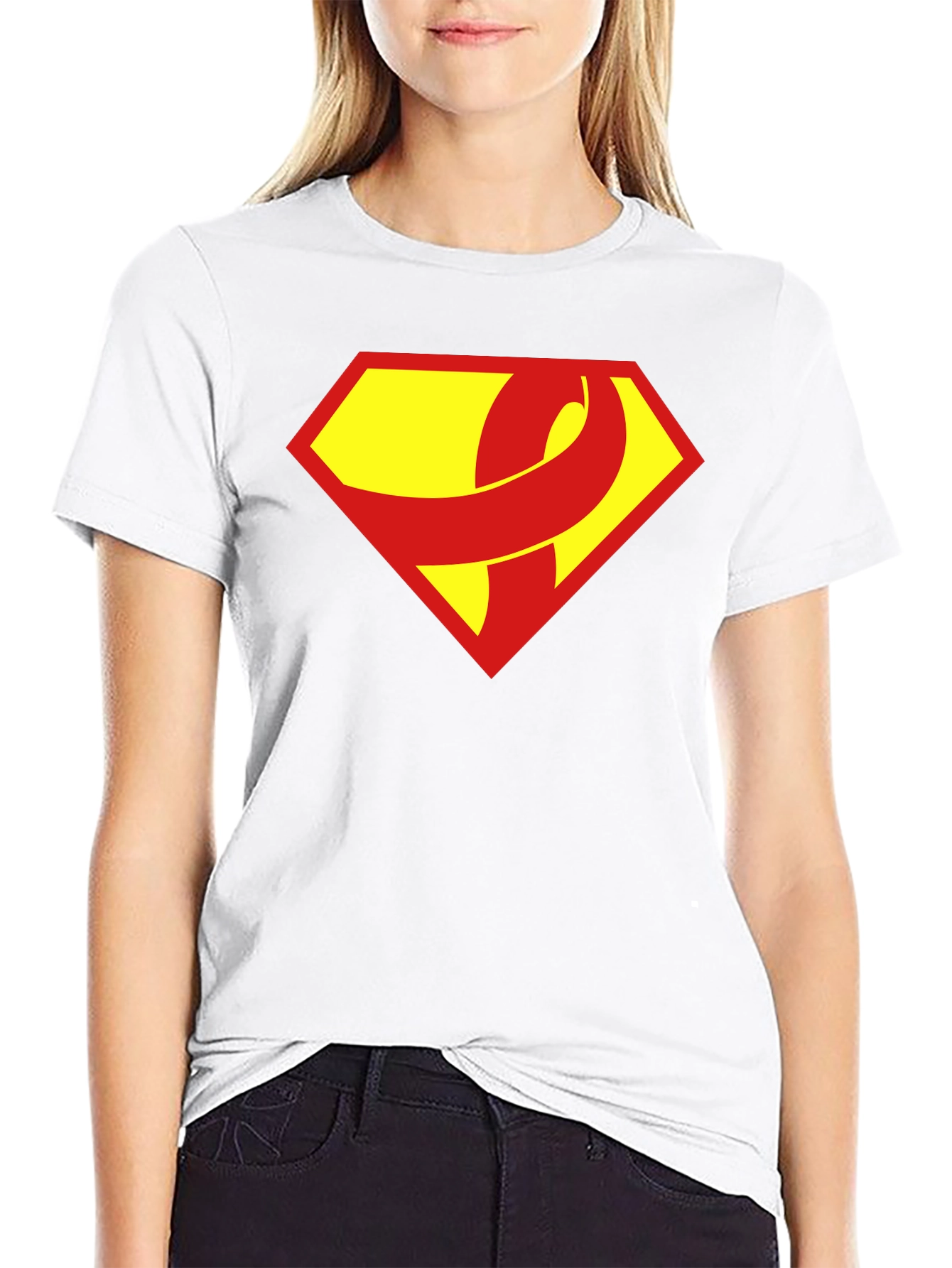 Superman Ribbon Awareness T-Shirt