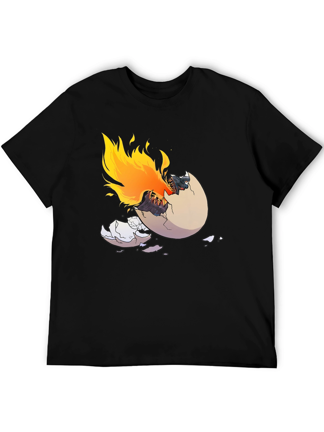 Dragon Hatching T-Shirt - Fire Breathing Design
