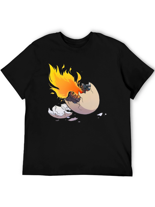 Dragon Hatching T-Shirt - Fire Breathing Design
