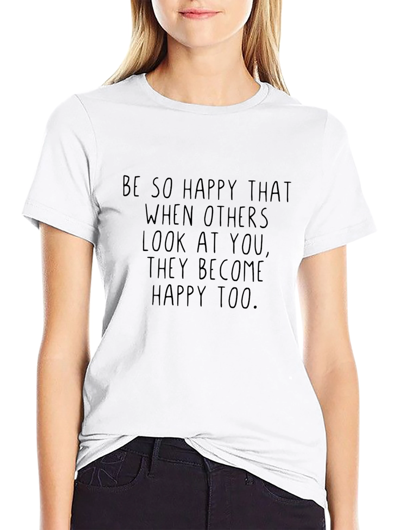 Be So Happy T-Shirt: Inspirational Quote Tee
