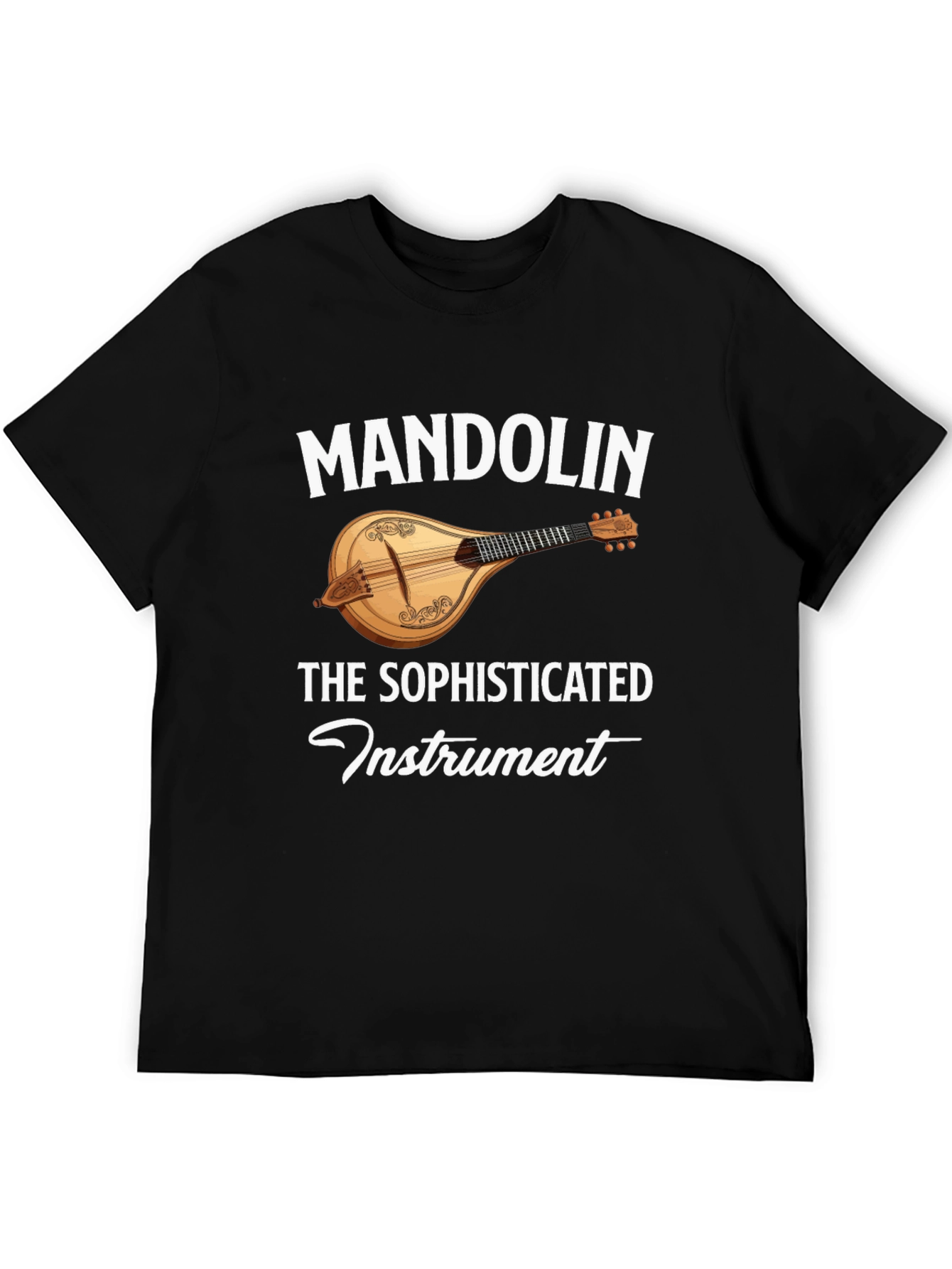 Mandolin Instrument Graphic Tee - Sophisticated Musicians T-Shirt