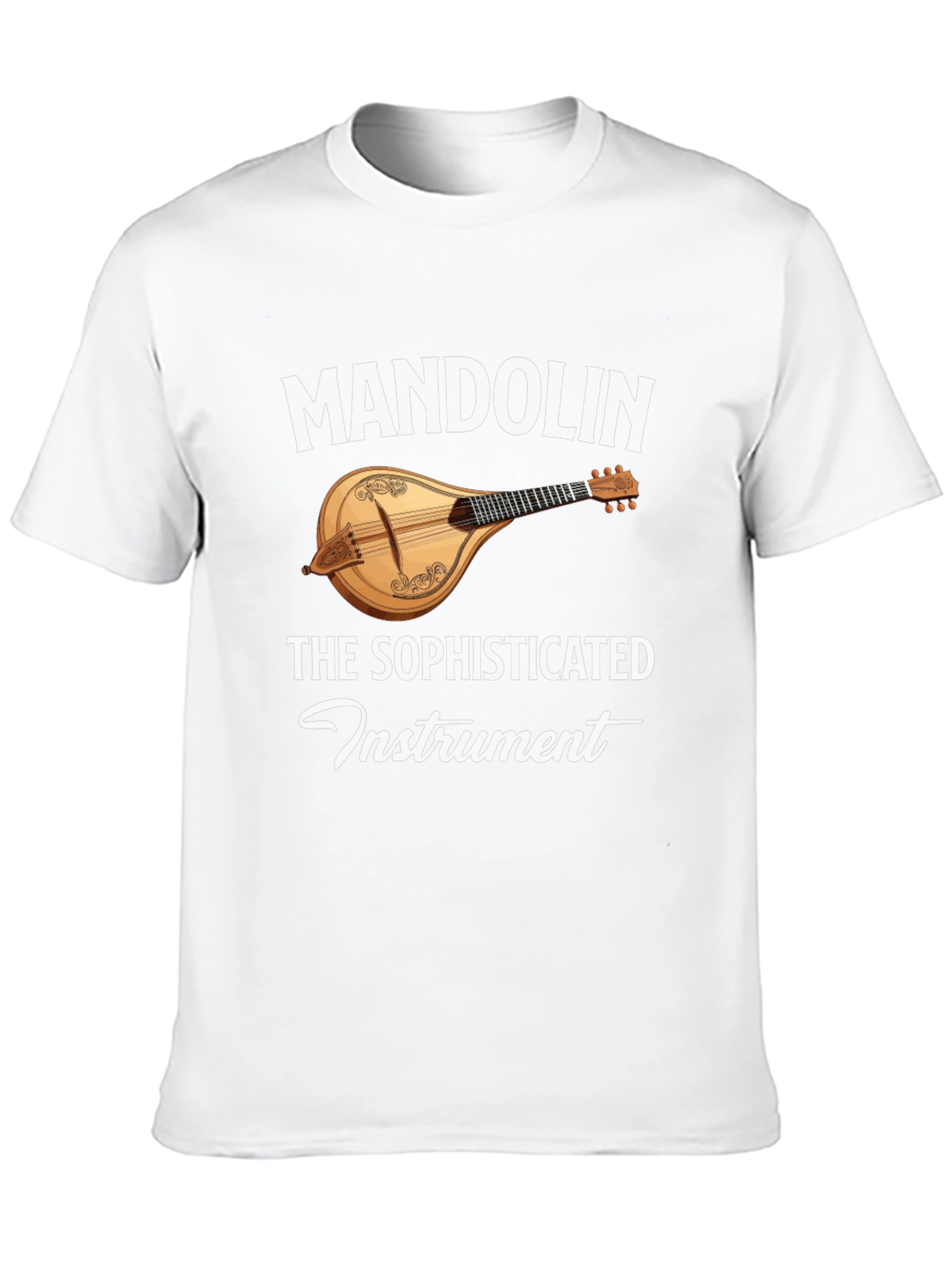 Mandolin Instrument Graphic Tee - Sophisticated Musicians T-Shirt