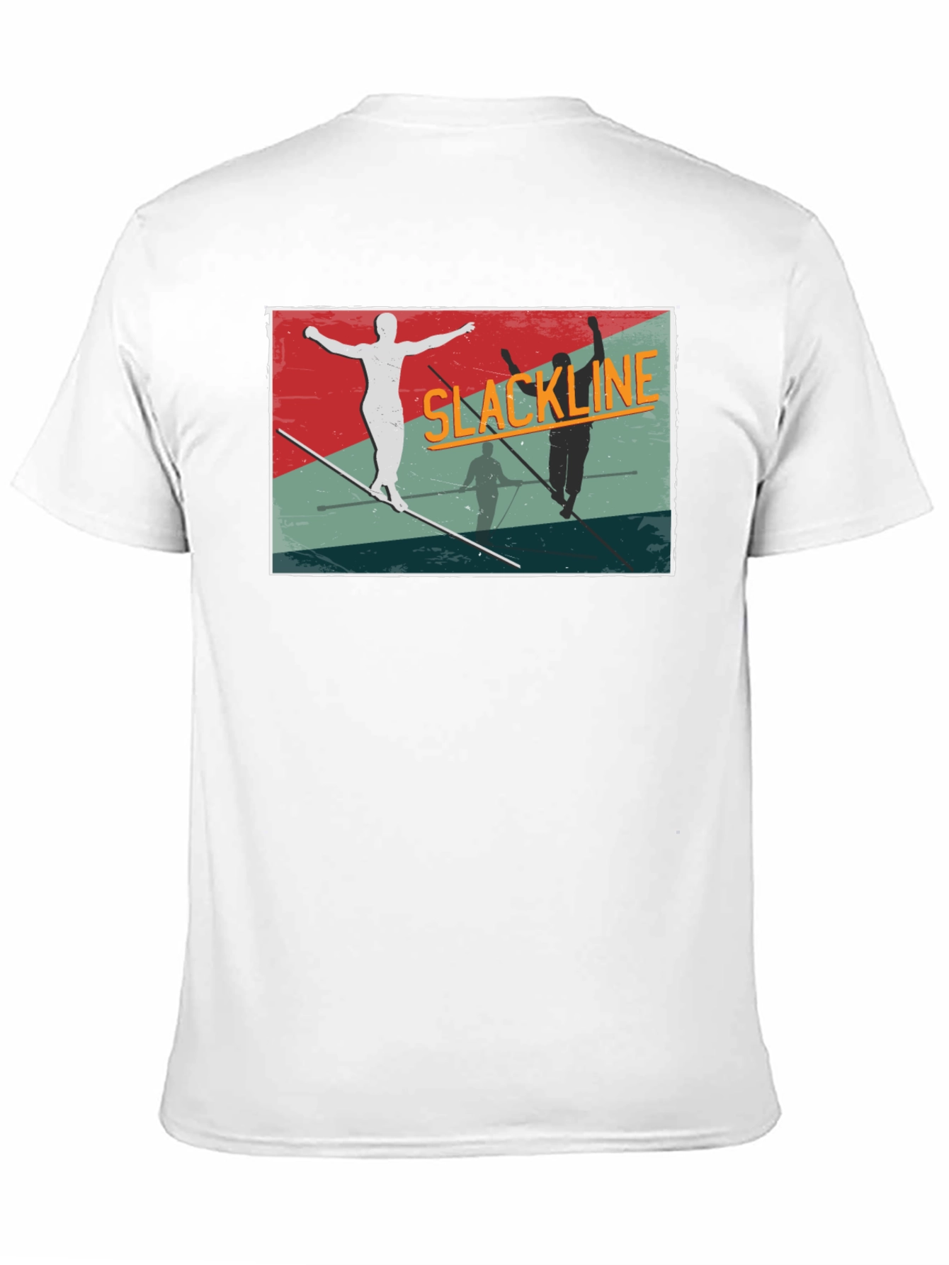 Slackline Graphic Tee - Black Cotton T-Shirt