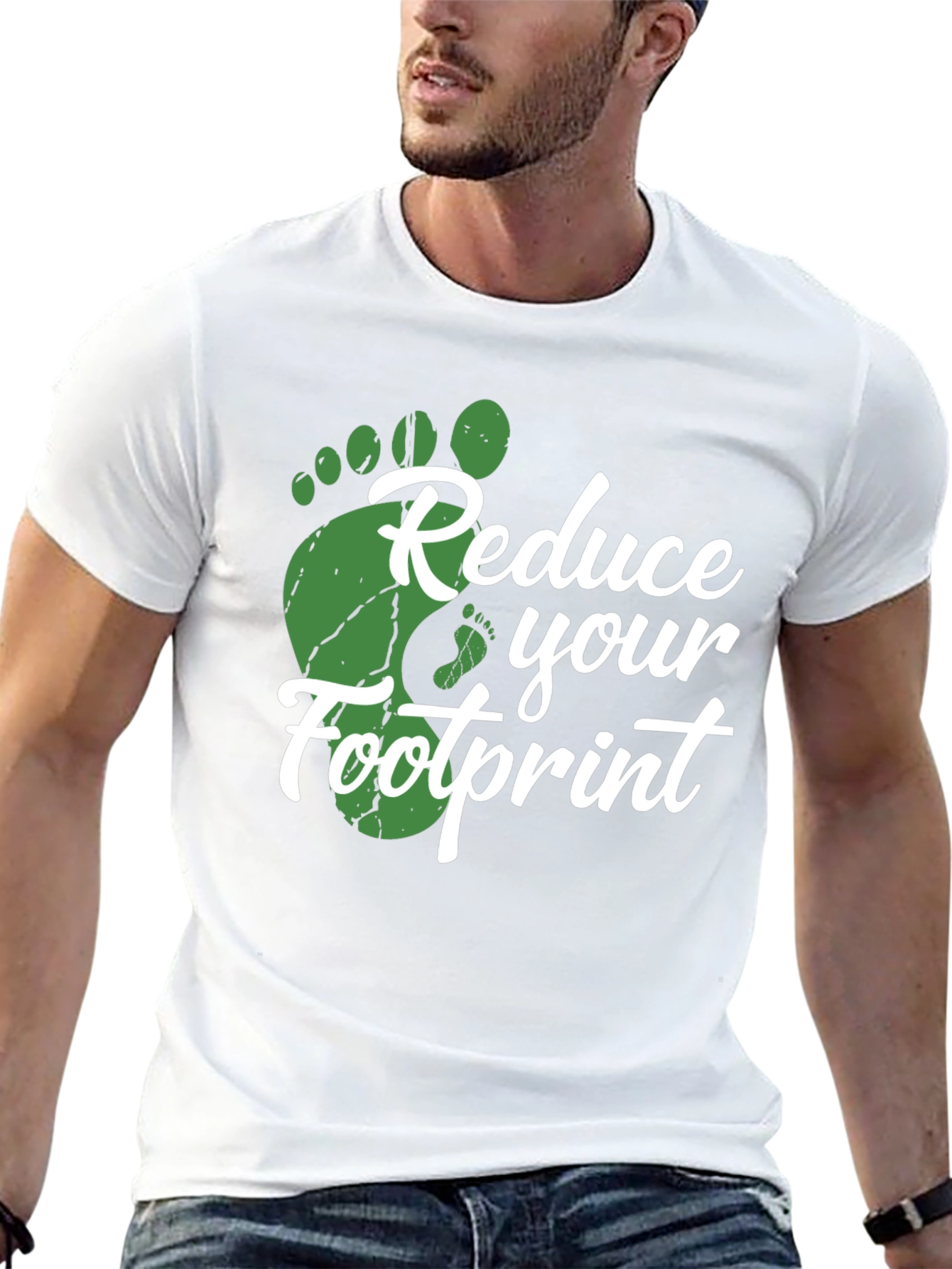 Reduce Your Footprint Graphic Tee