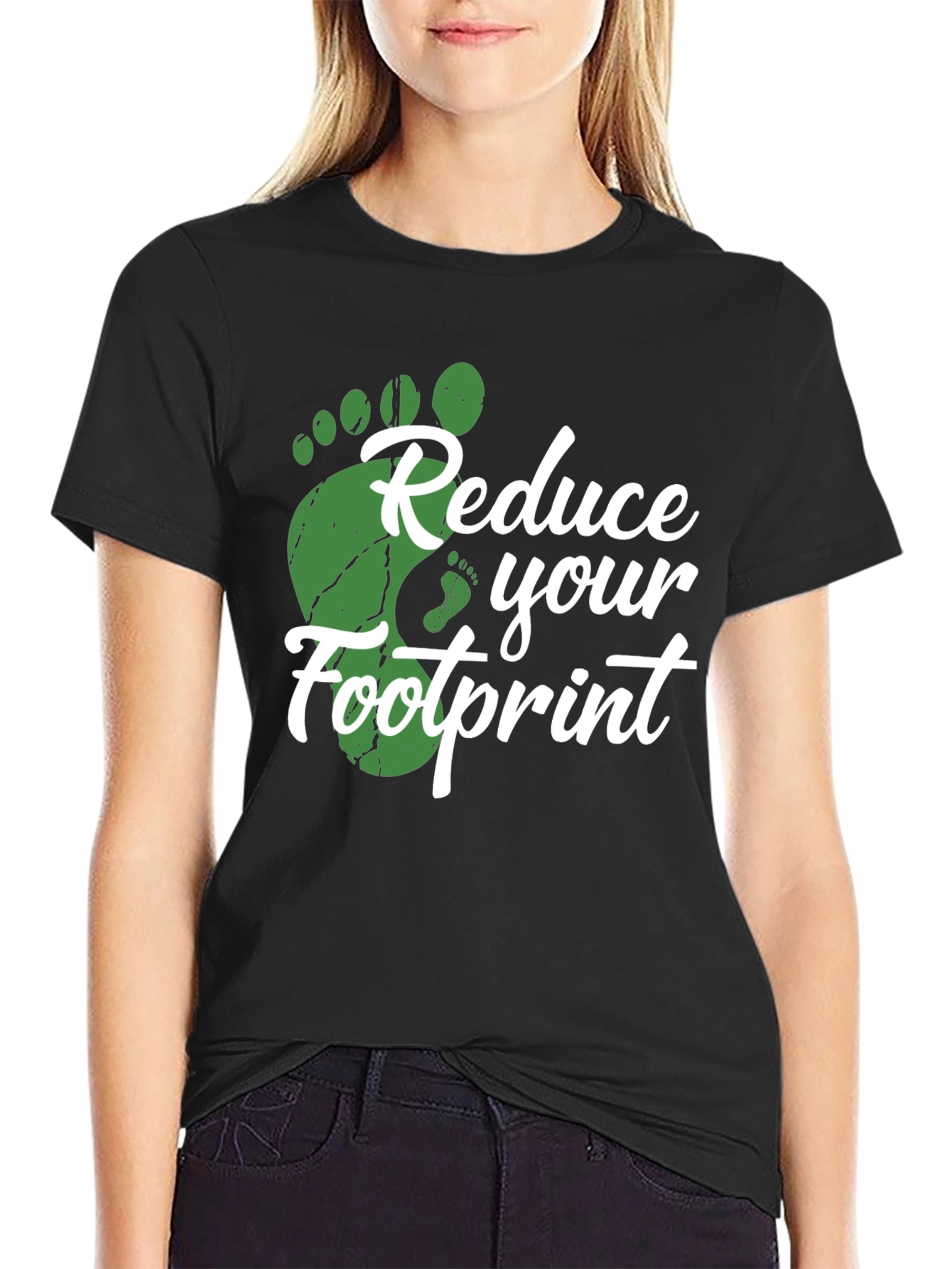 Reduce Your Footprint Graphic Tee