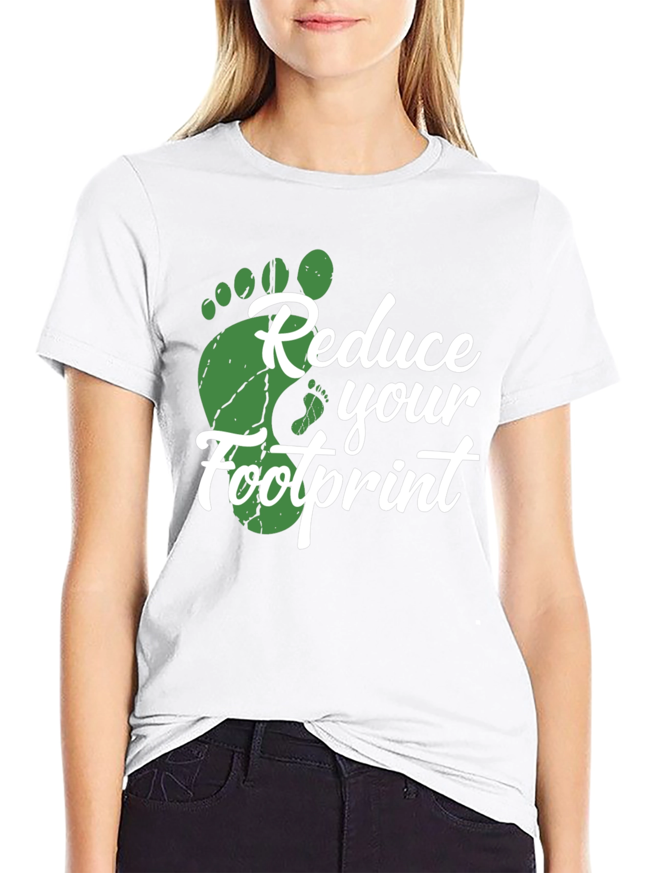 Reduce Your Footprint Graphic Tee