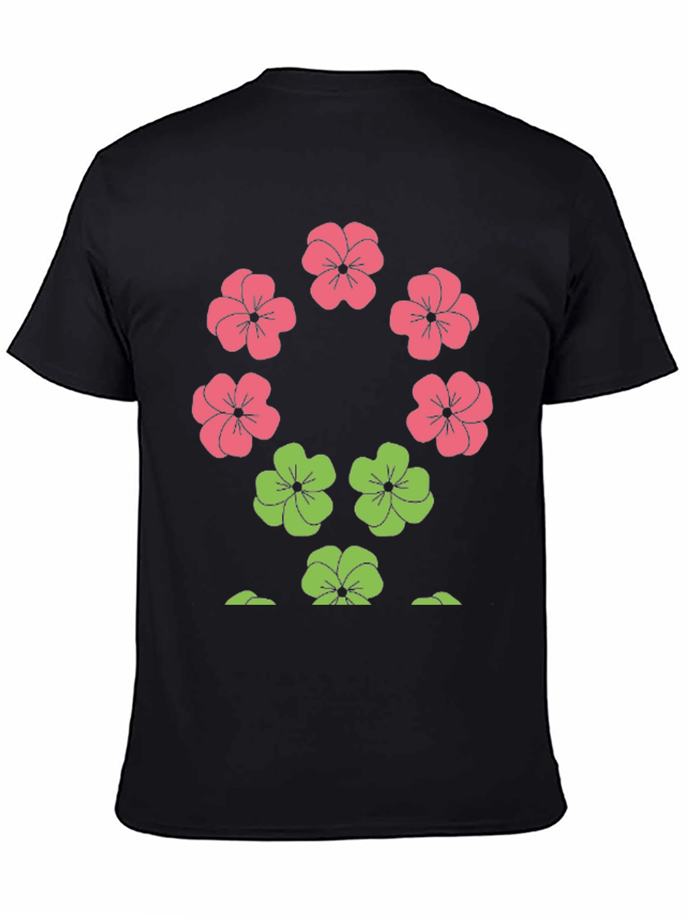 Floral Print Crew Neck T-Shirt