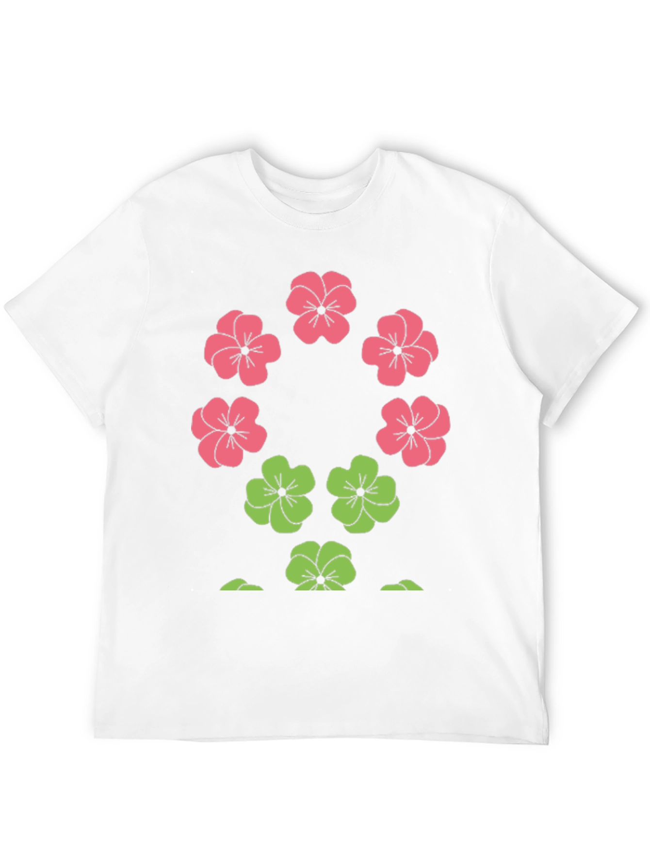 Floral Print Crew Neck T-Shirt