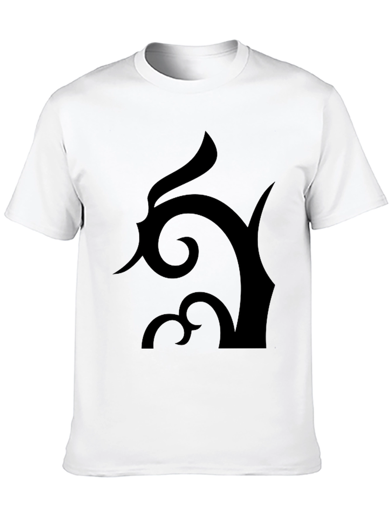 Abstract Design Black T-Shirt