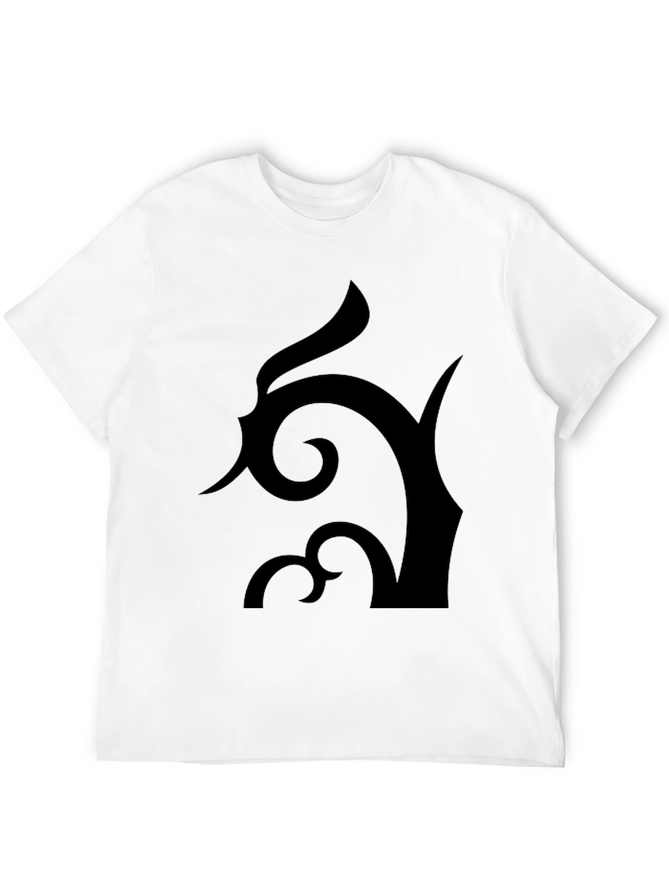 Abstract Design Black T-Shirt