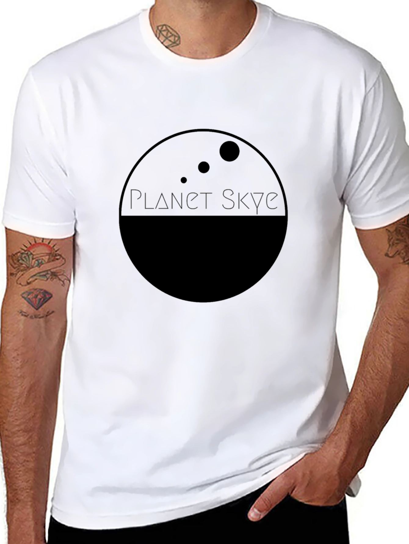 Planet Skye Black T-Shirt