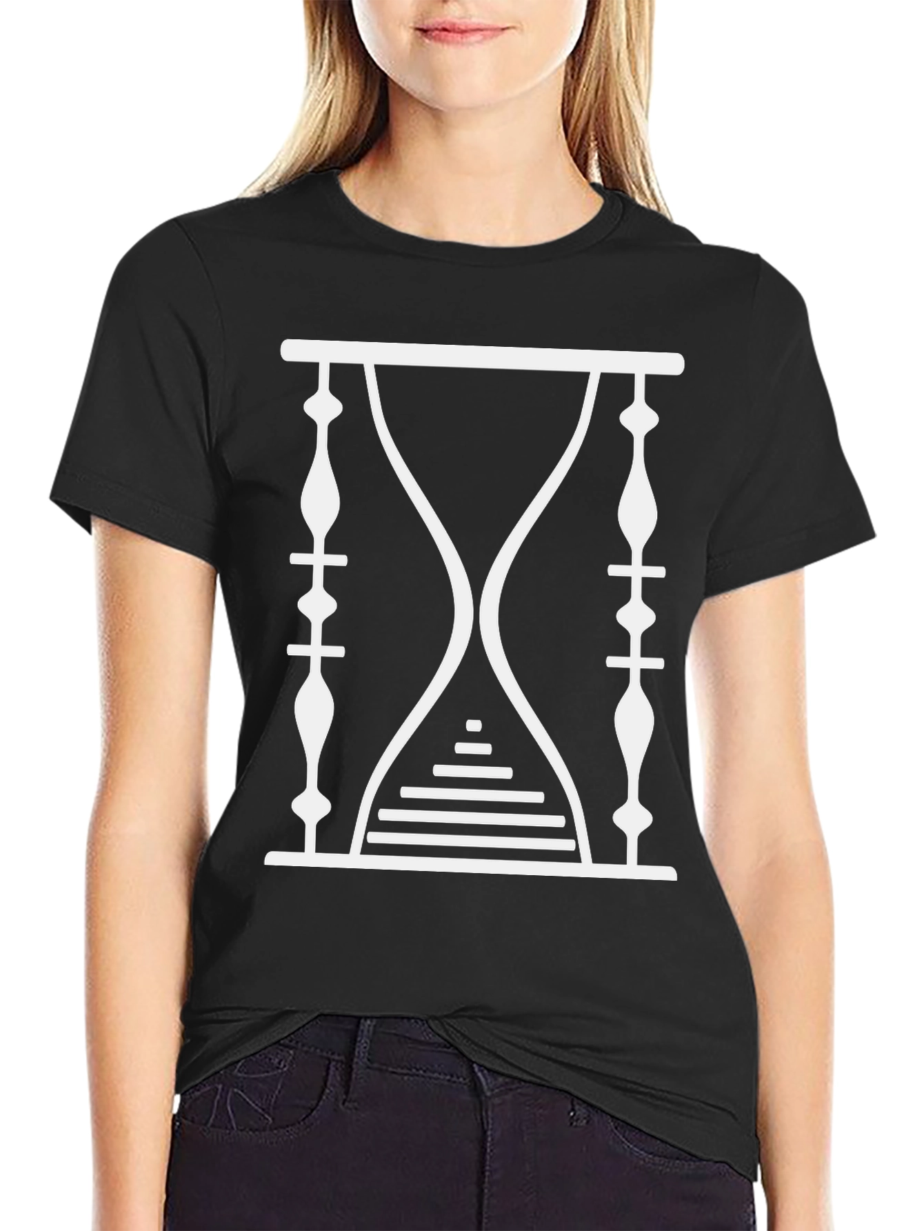 Hourglass Graphic T-Shirt - Timeless Style