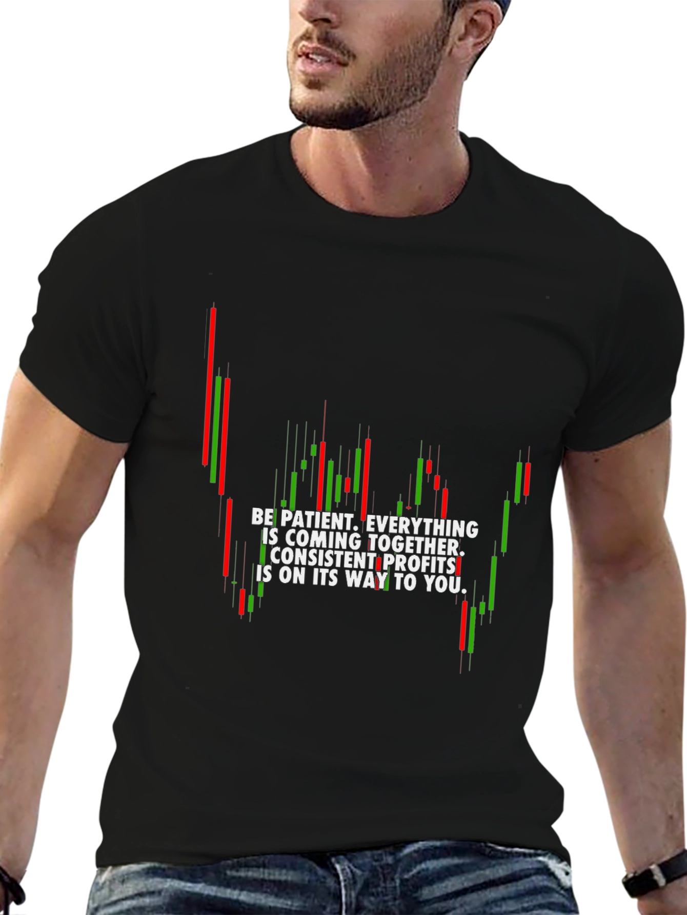 Trading Pattern T-Shirt - Be Patient