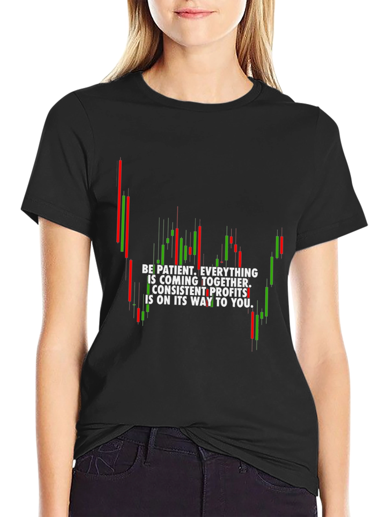 Trading Pattern T-Shirt - Be Patient