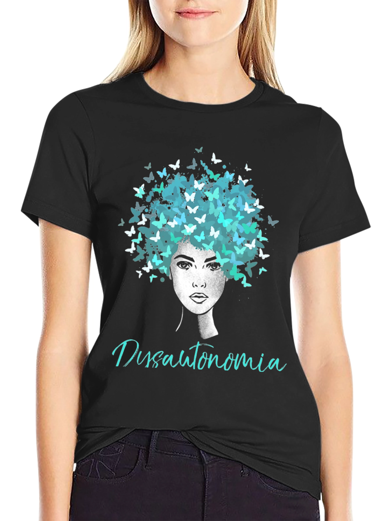 Dysautonomia Awareness Butterfly T-Shirt