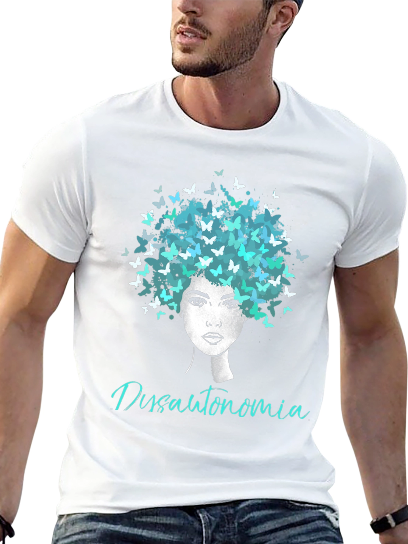 Dysautonomia Awareness Butterfly T-Shirt