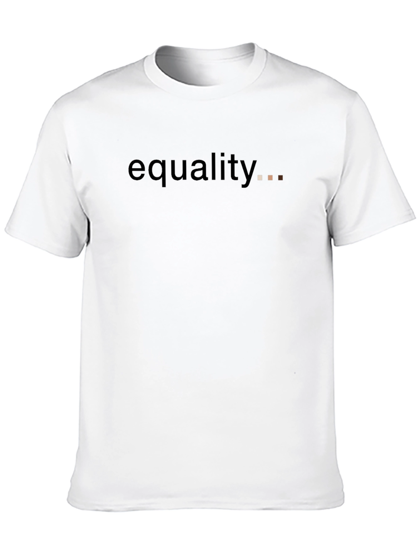 Equality T-Shirt - Black Crew Neck