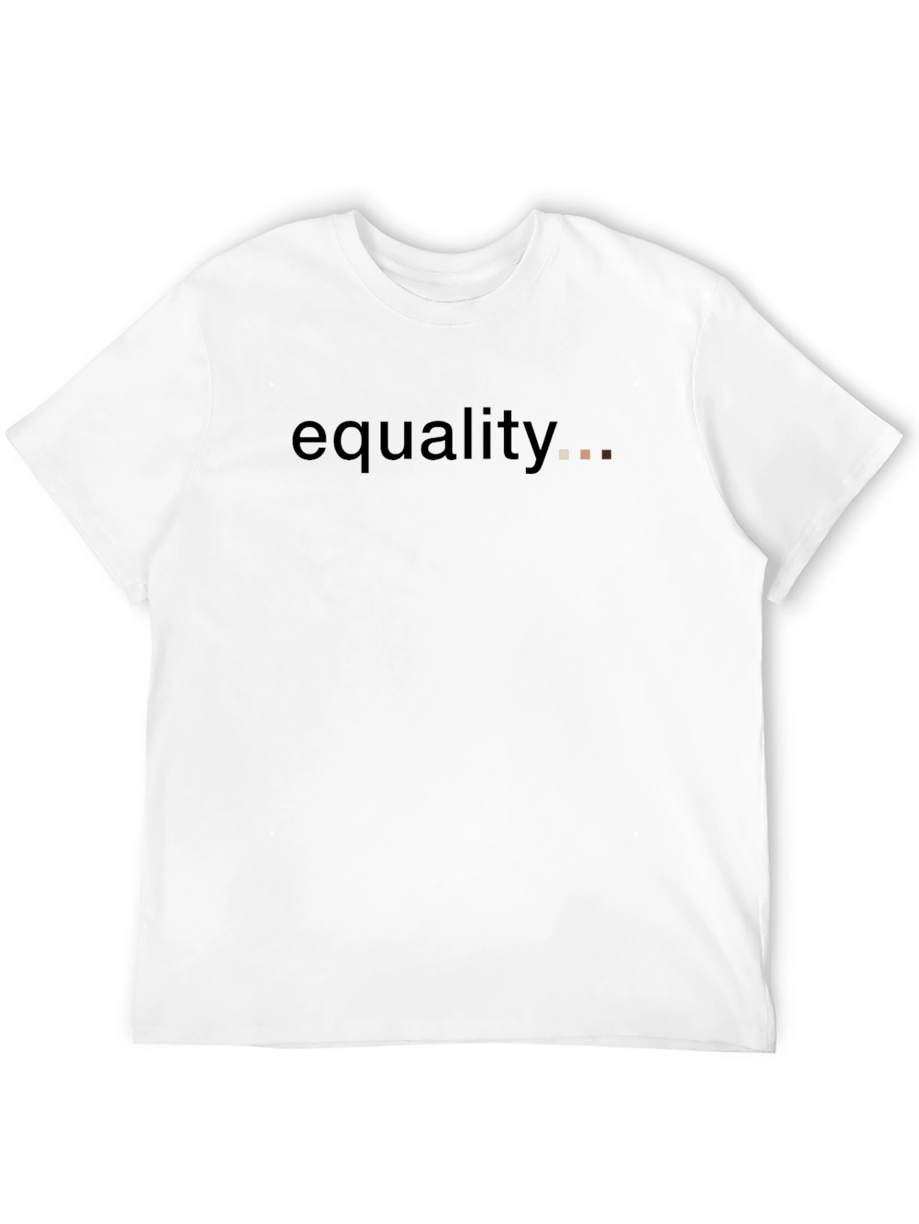 Equality T-Shirt - Black Crew Neck