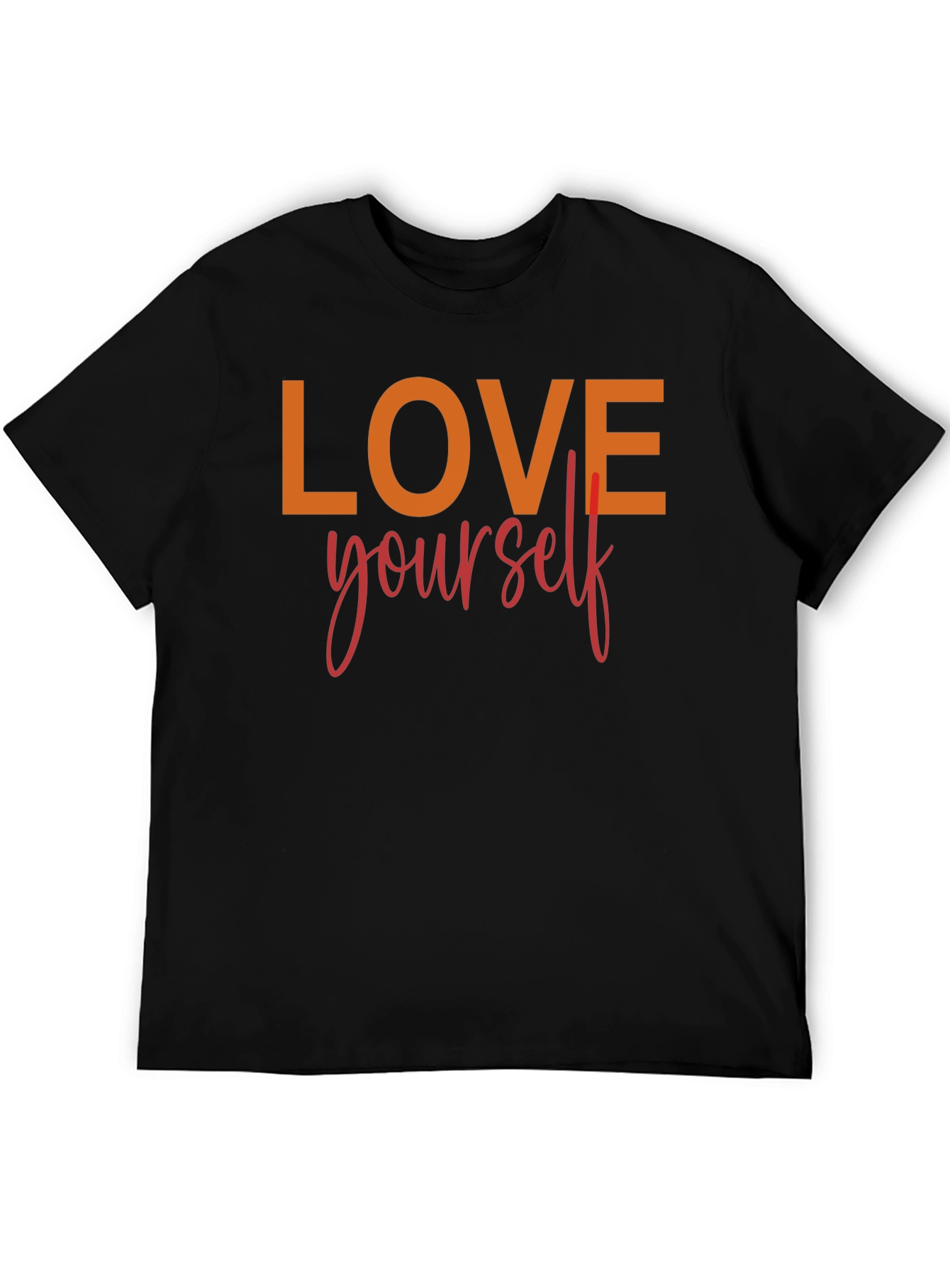 Love Yourself Graphic Tee - Black