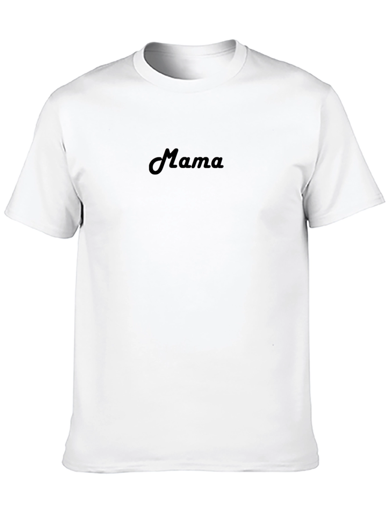 Mama Script Black T-Shirt - Comfort & Style
