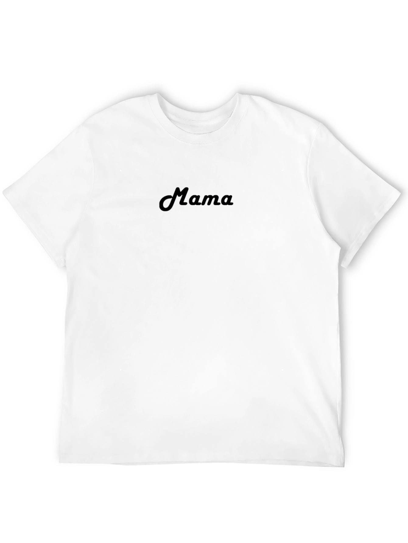 Mama Script Black T-Shirt - Comfort & Style