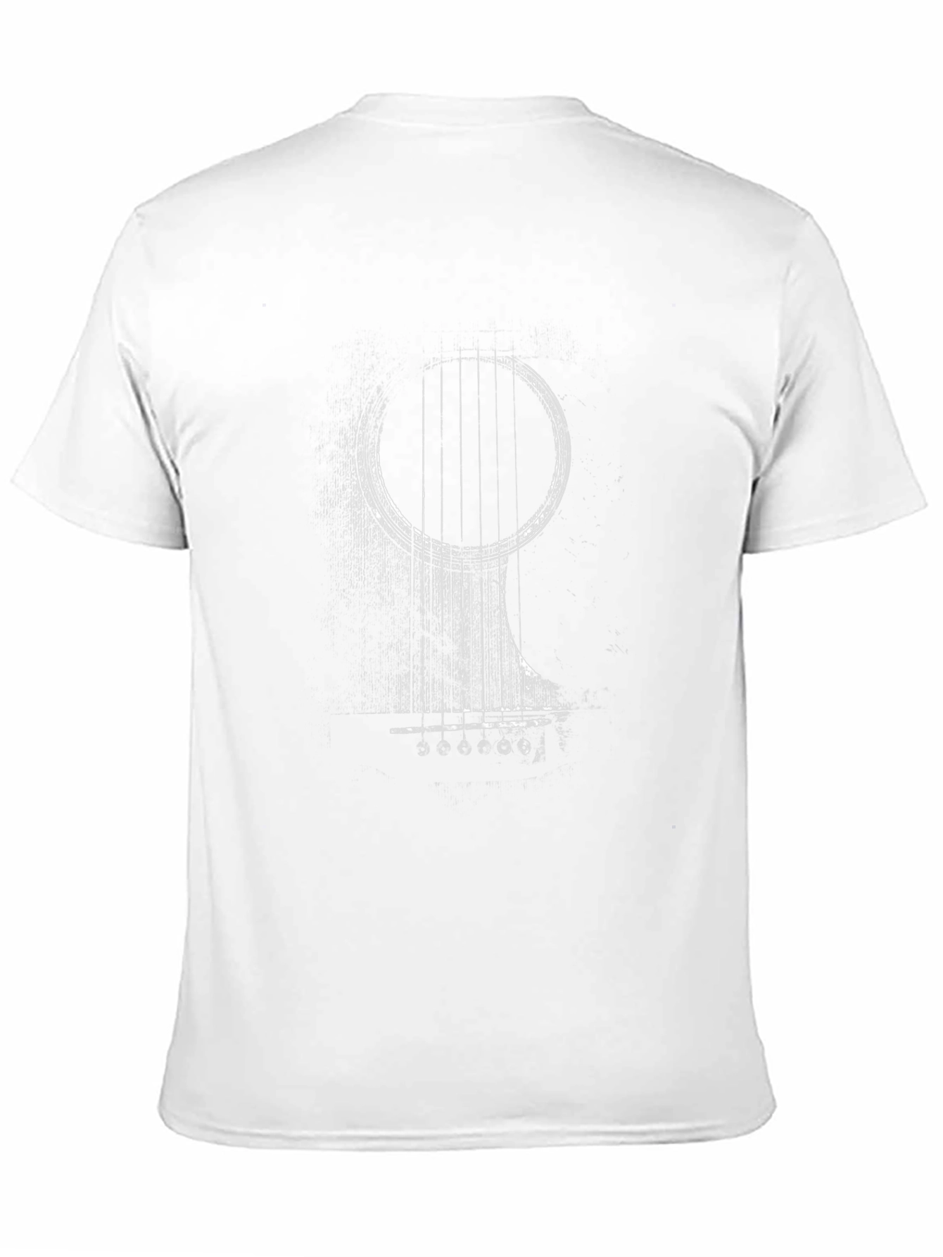 Acoustic Guitar Graphic Tee - Black