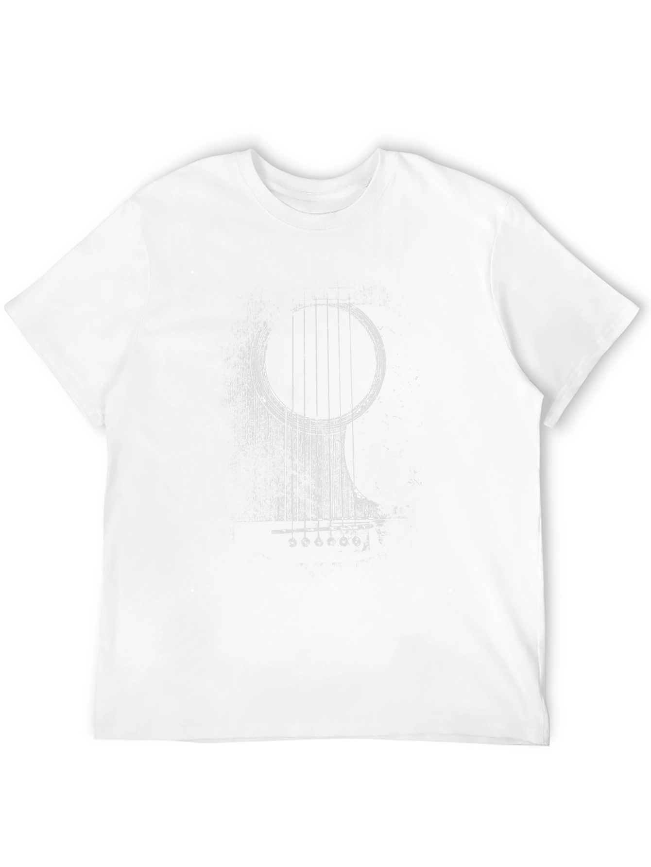 Acoustic Guitar Graphic Tee - Black