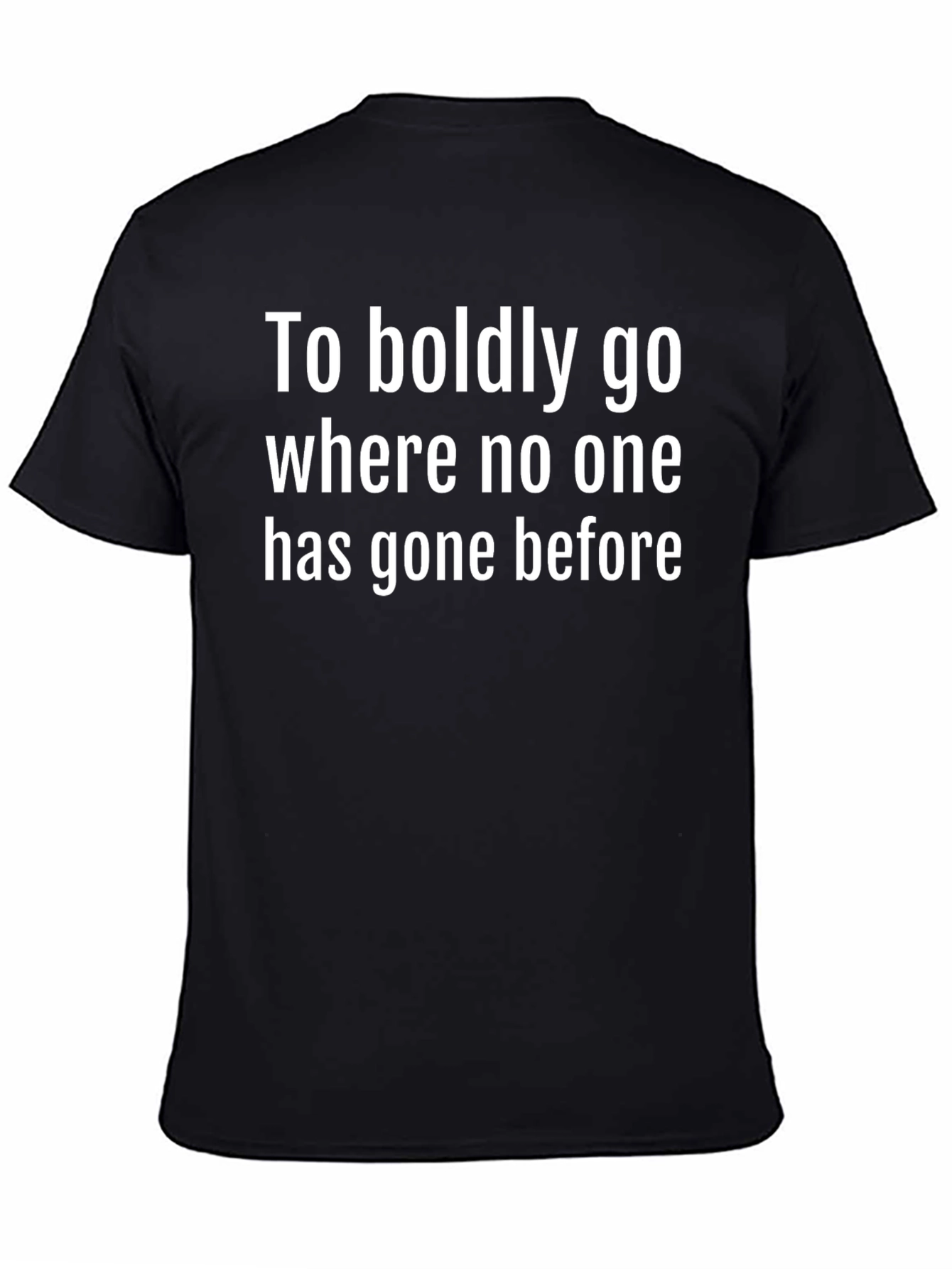 Boldly Go T-Shirt - Sci-Fi Fan Apparel