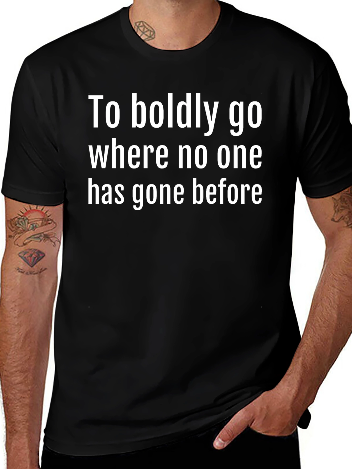Boldly Go T-Shirt - Sci-Fi Fan Apparel