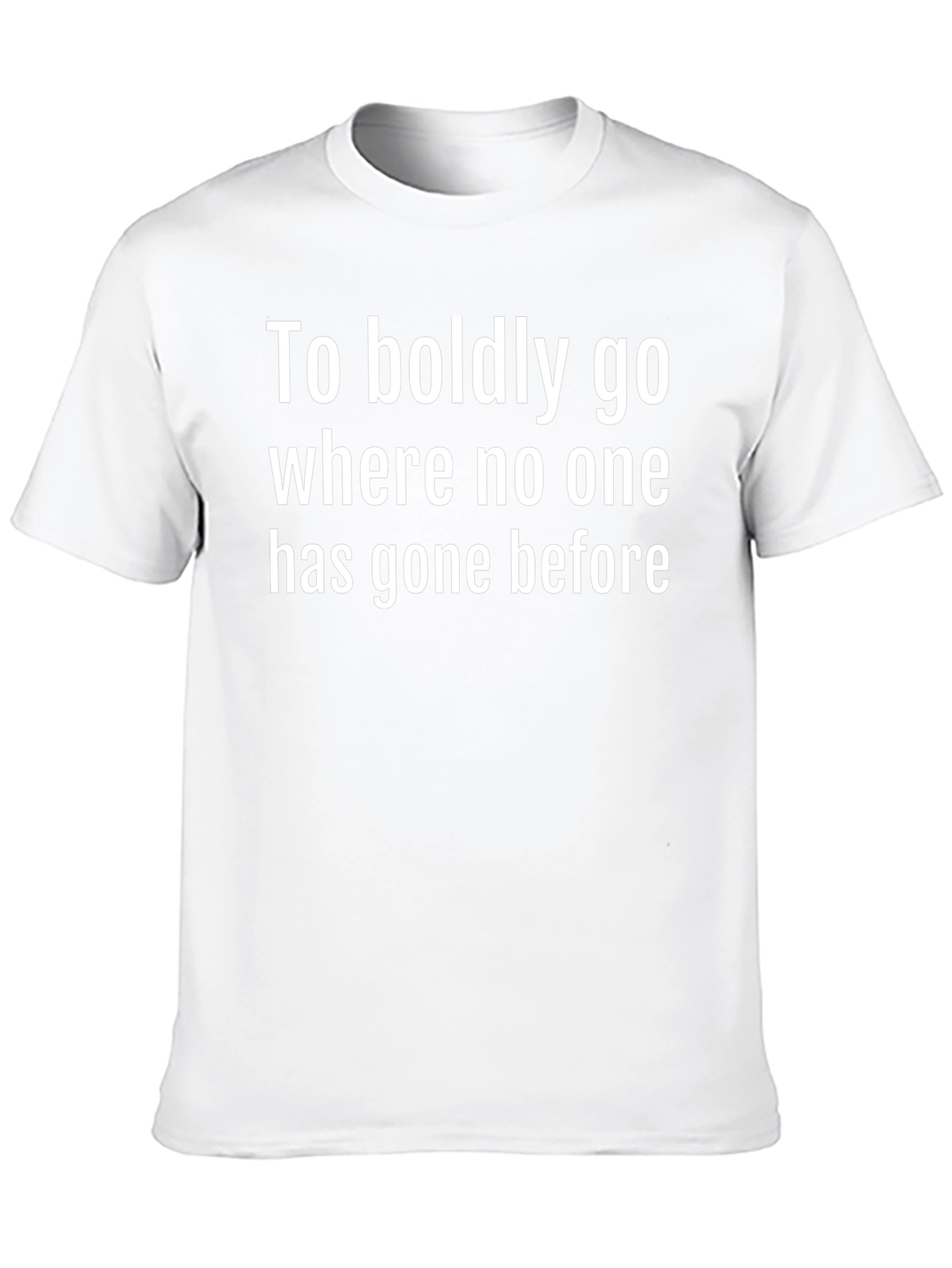 Boldly Go T-Shirt - Sci-Fi Fan Apparel