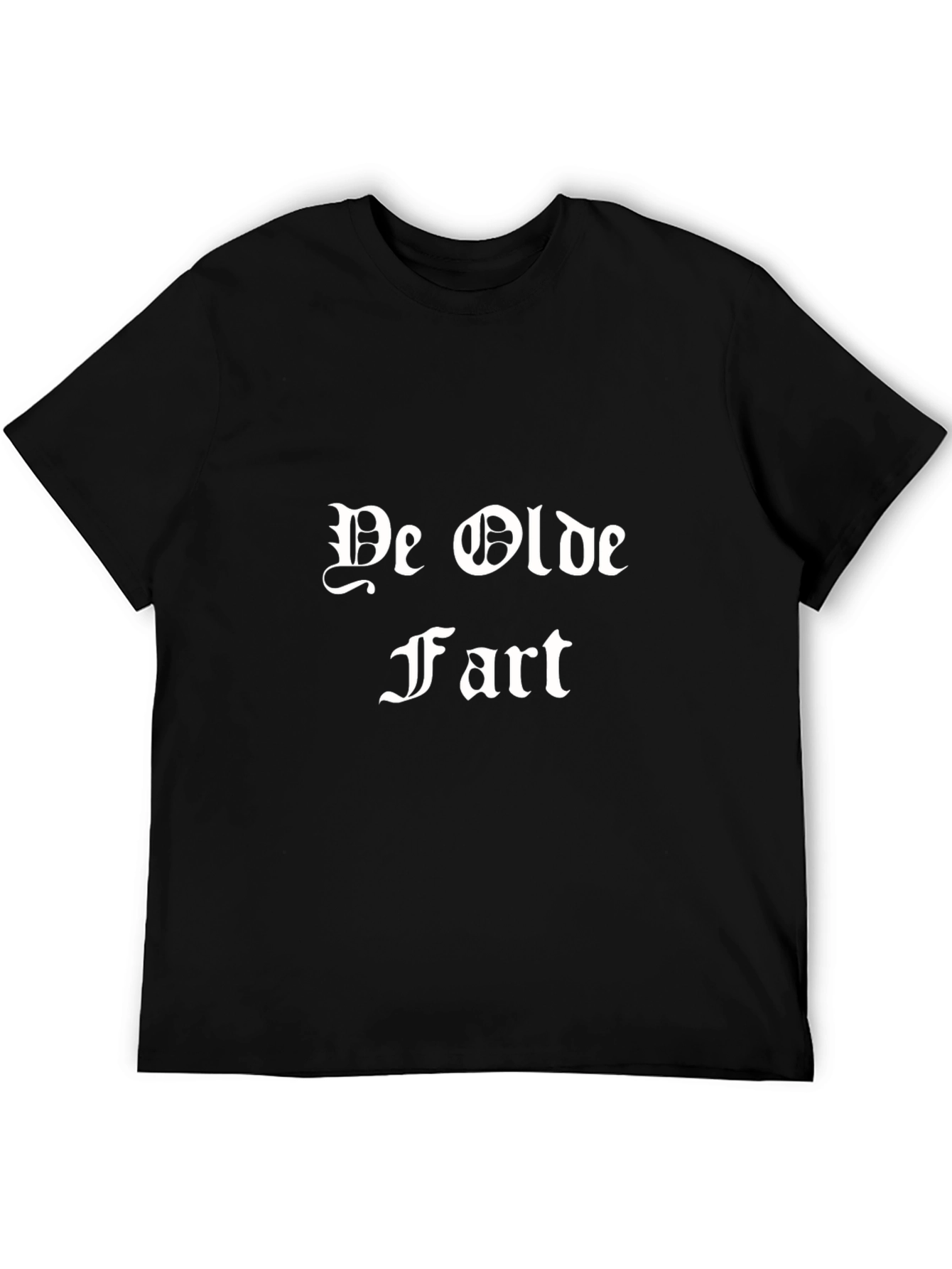 De Olde Fart Black Graphic T-Shirt