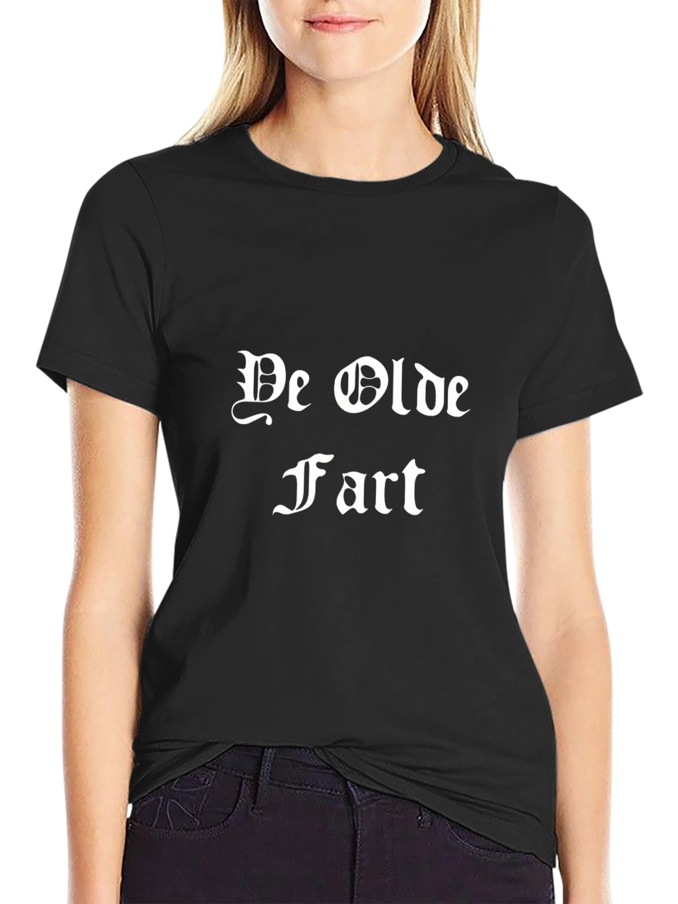 De Olde Fart Black Graphic T-Shirt