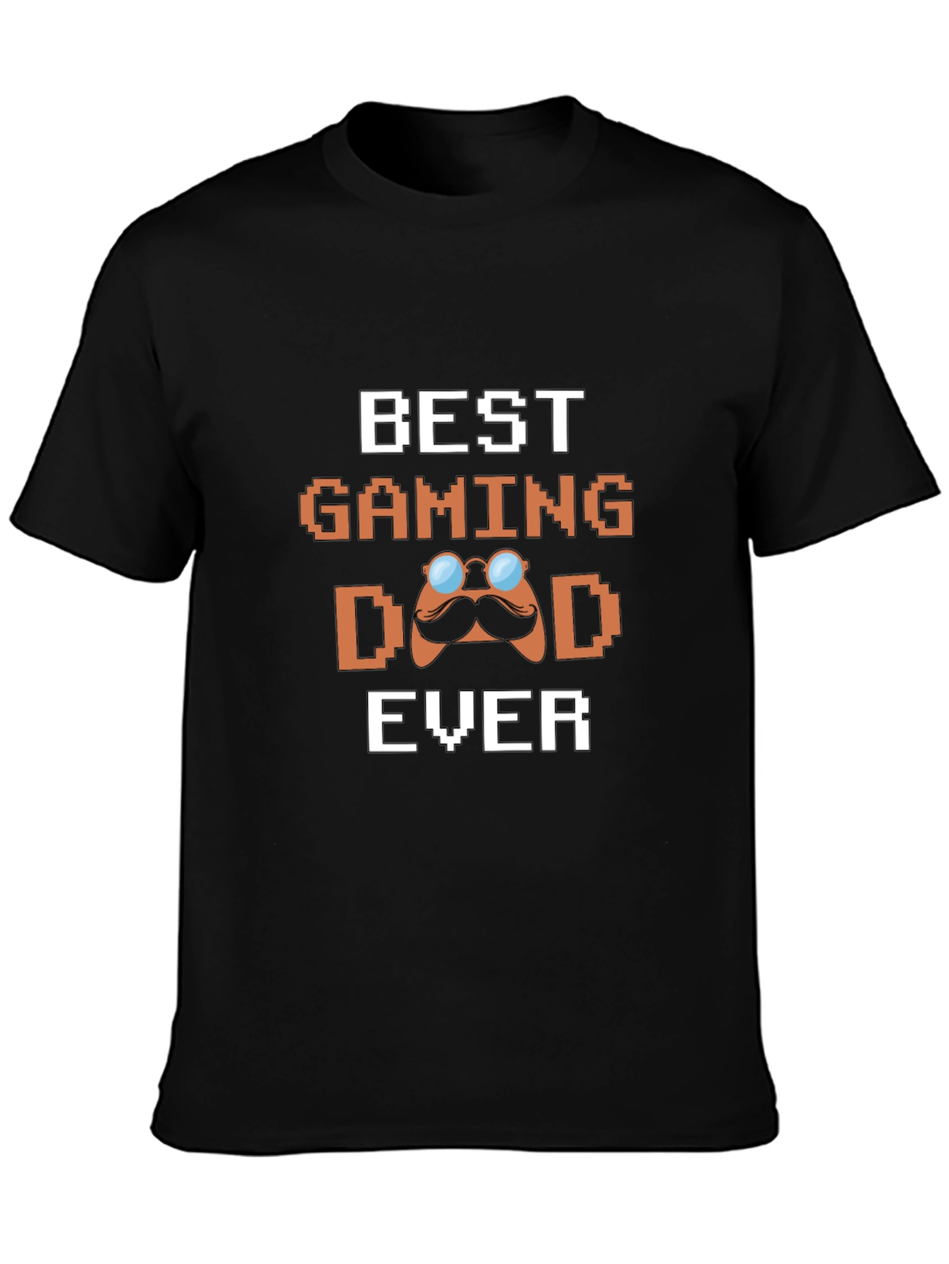 Best Gaming Dad Ever Black T-Shirt