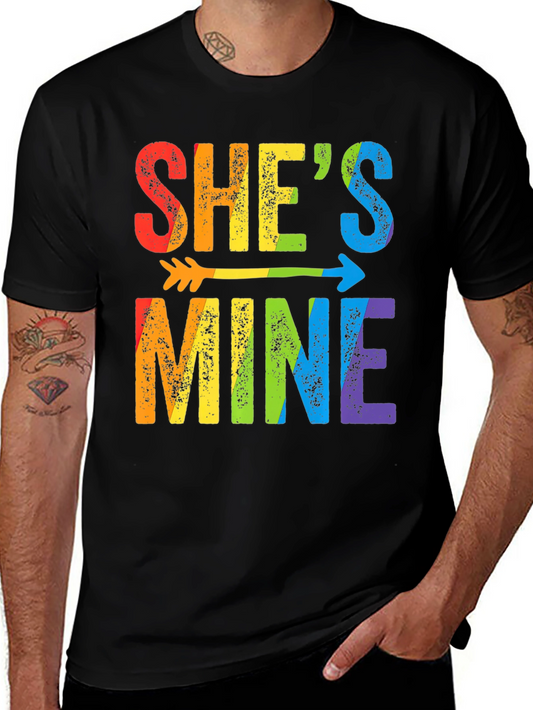 Shes Mine LGBT Pride Arrow T-Shirt